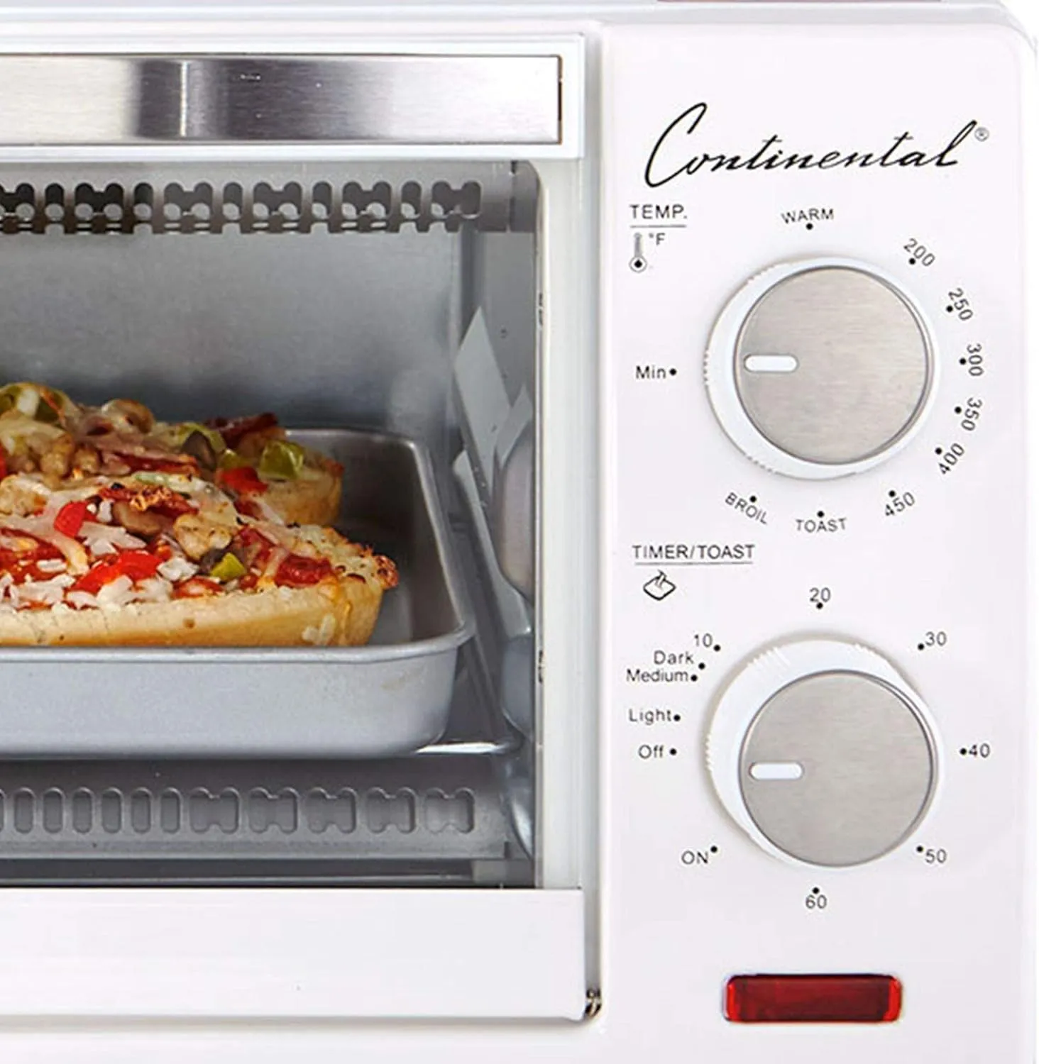 4-Slice Toaster Oven - White - Image 2