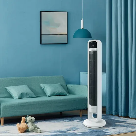 4-Speed Wi-Fi Control Standing Fan - Image 4