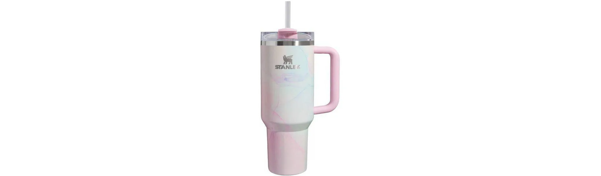 40 oz Stainless Steel H2.0 FlowState Quencher Tumbler - Watercolor Tulle