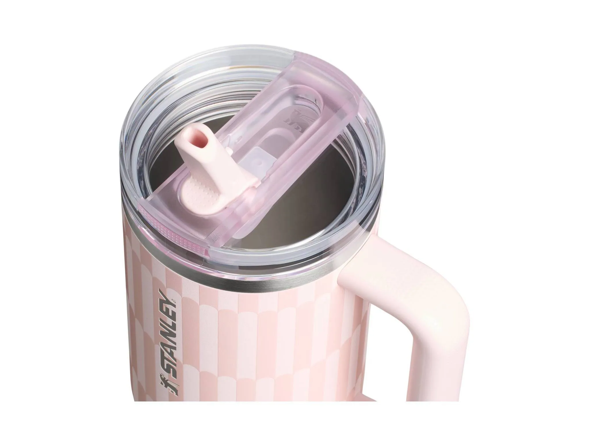 40 oz Stainless Steel Quencher Pro Tour Tumbler Tea Rose Tile - Image 3