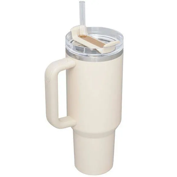 40 Oz Stainless Steel Quencher Tumbler - Best Beige - Image 2