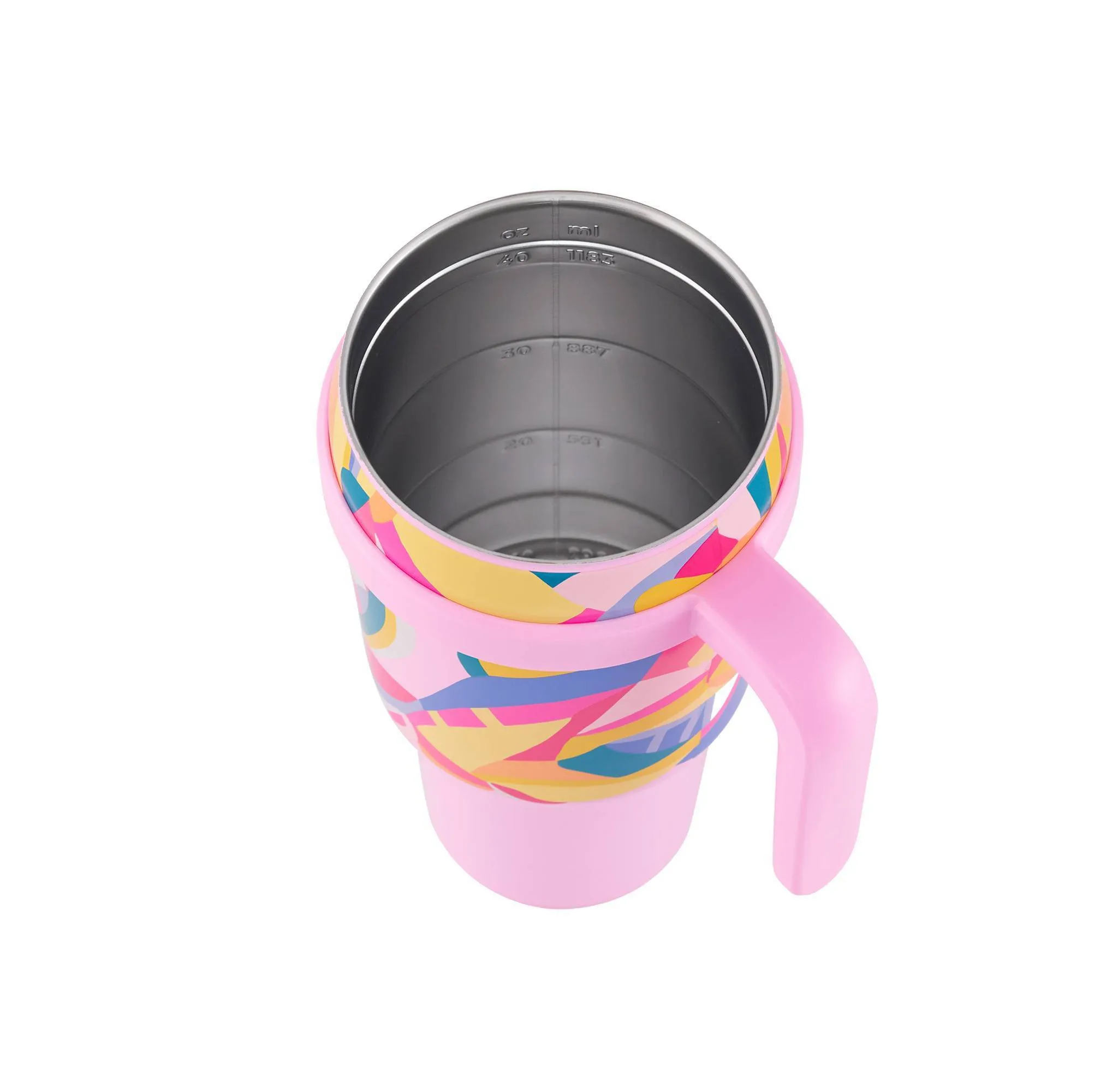 40oz Cold1 Vacuum Insulated Stainless Steel Straw Tumbler Mug - Paradise Pink - Image 3