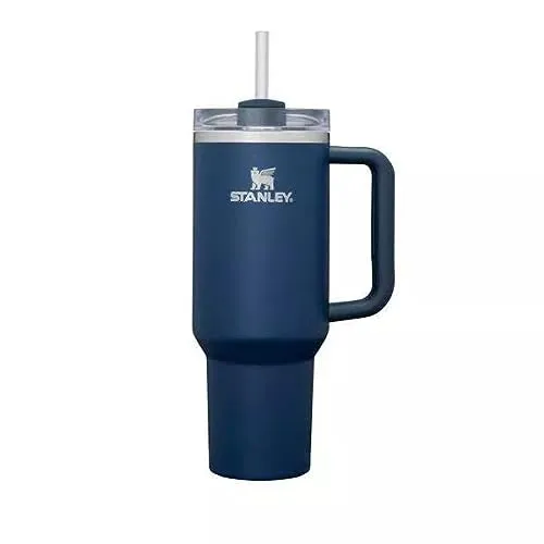 40oz Stainless Steel Quencher Tumbler - Navy Voyage - Image 2