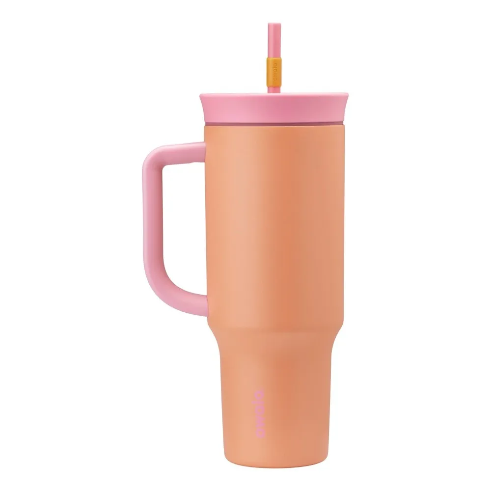 40oz Stainless Steel Straw Tumbler - Tangy Tango - Image 4