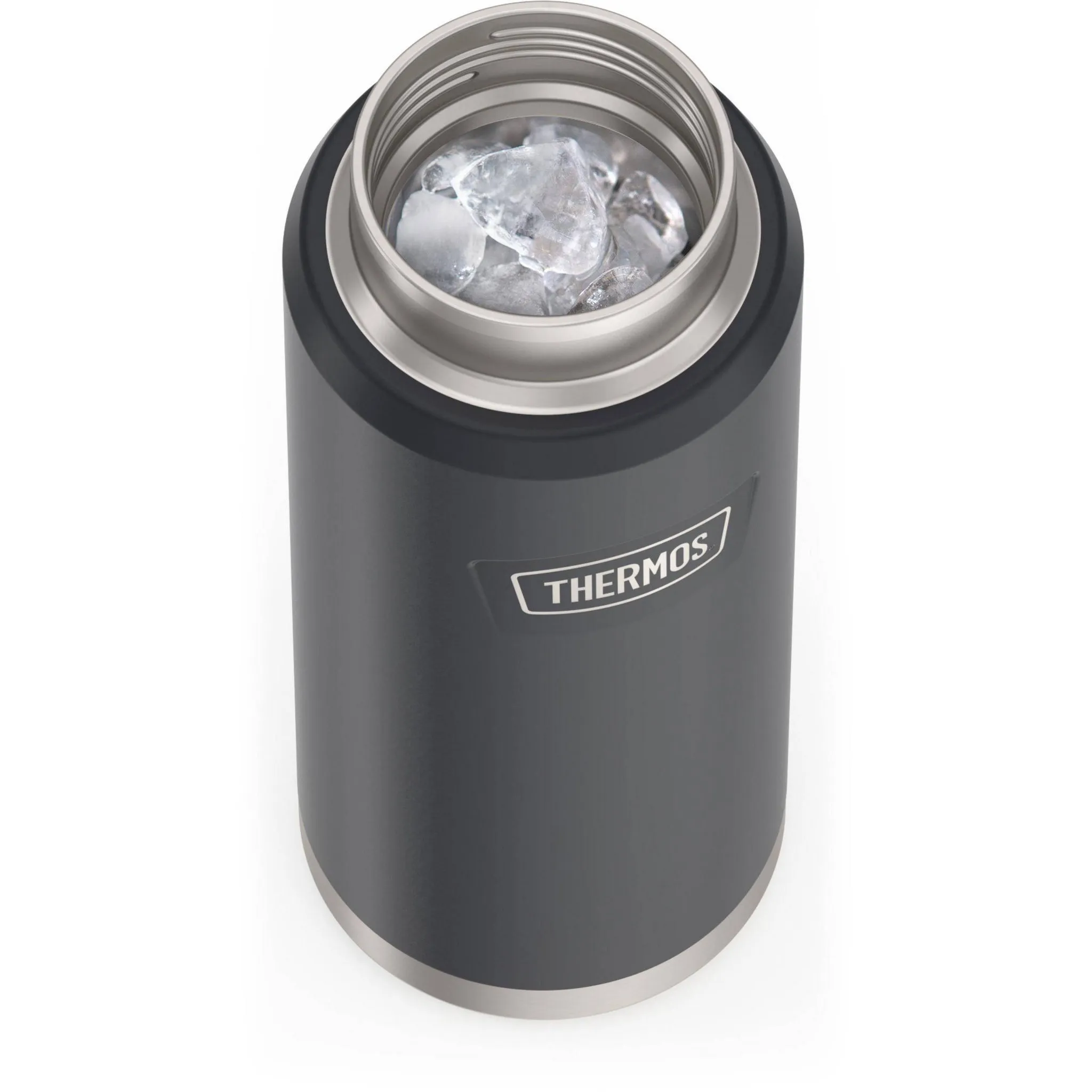 40oz Stainless Steel Wide Mouth Hydration Bottle - Black - Image 2