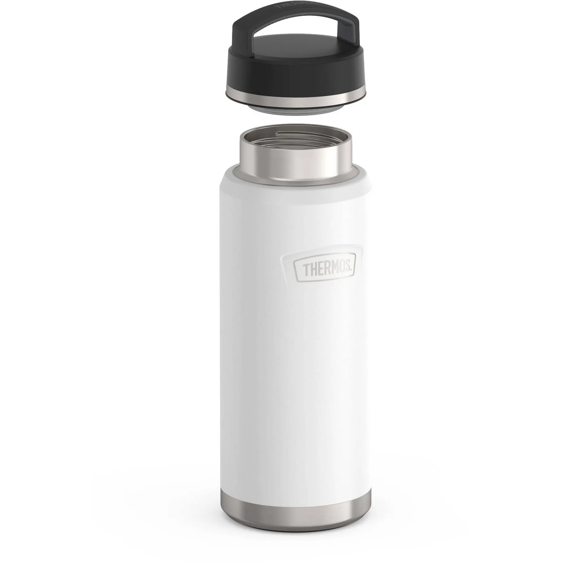 40oz Stainless Steel Wide Mouth Hydration Water Bottle - White - Image 4