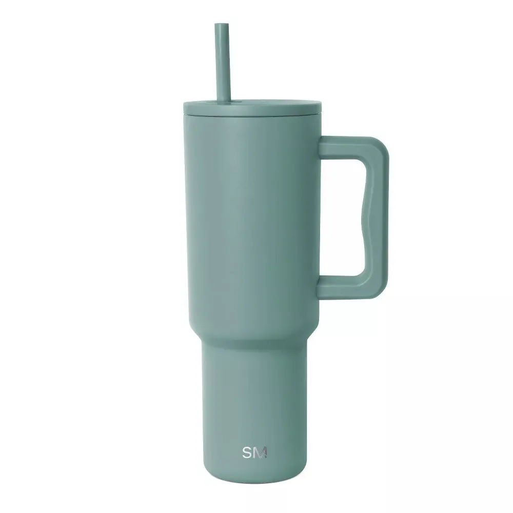 40oz Stainless Steel Lidded Tumbler Powder Coat