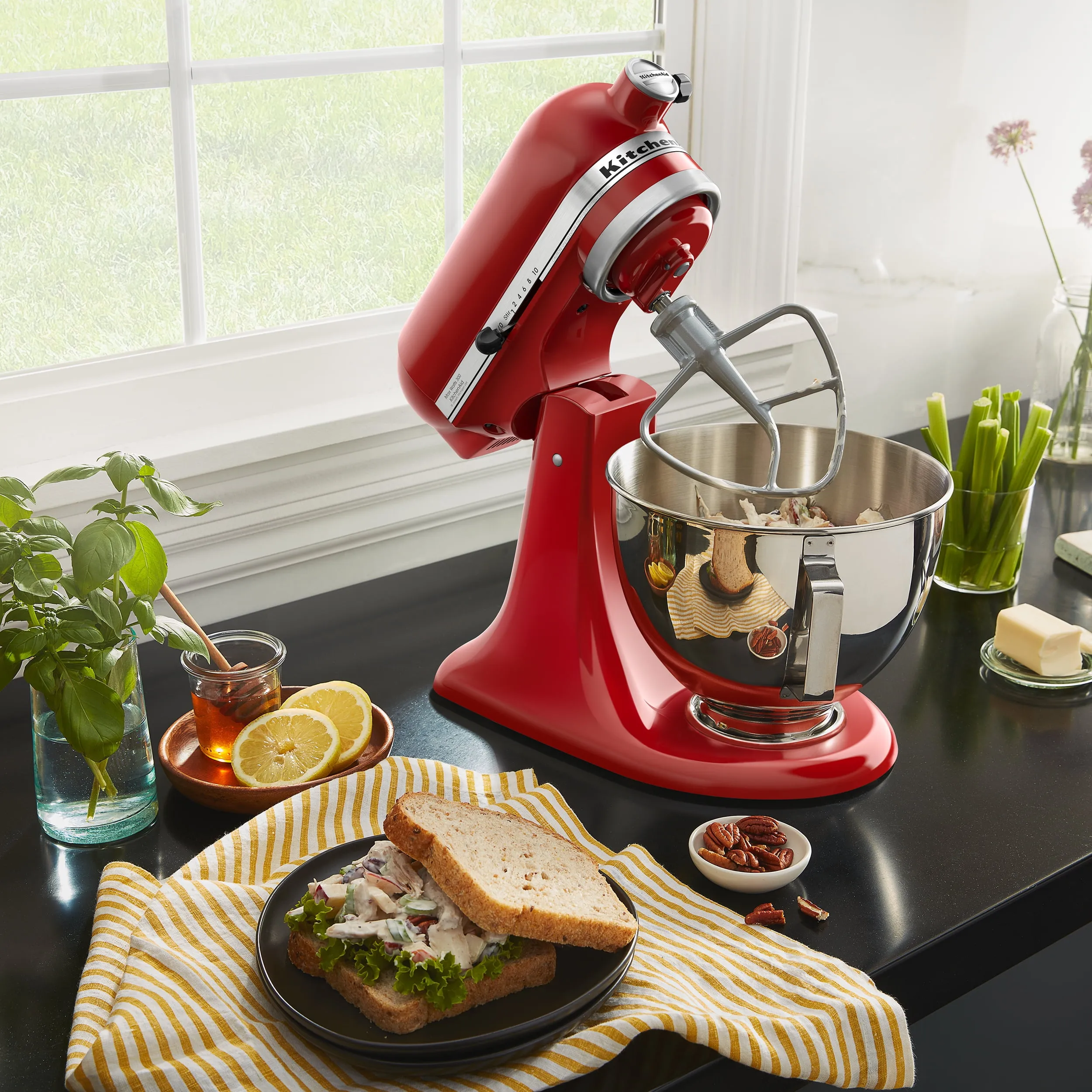 4.5 Quart Tilt-Head Stand Mixer - Empire Red - Image 5