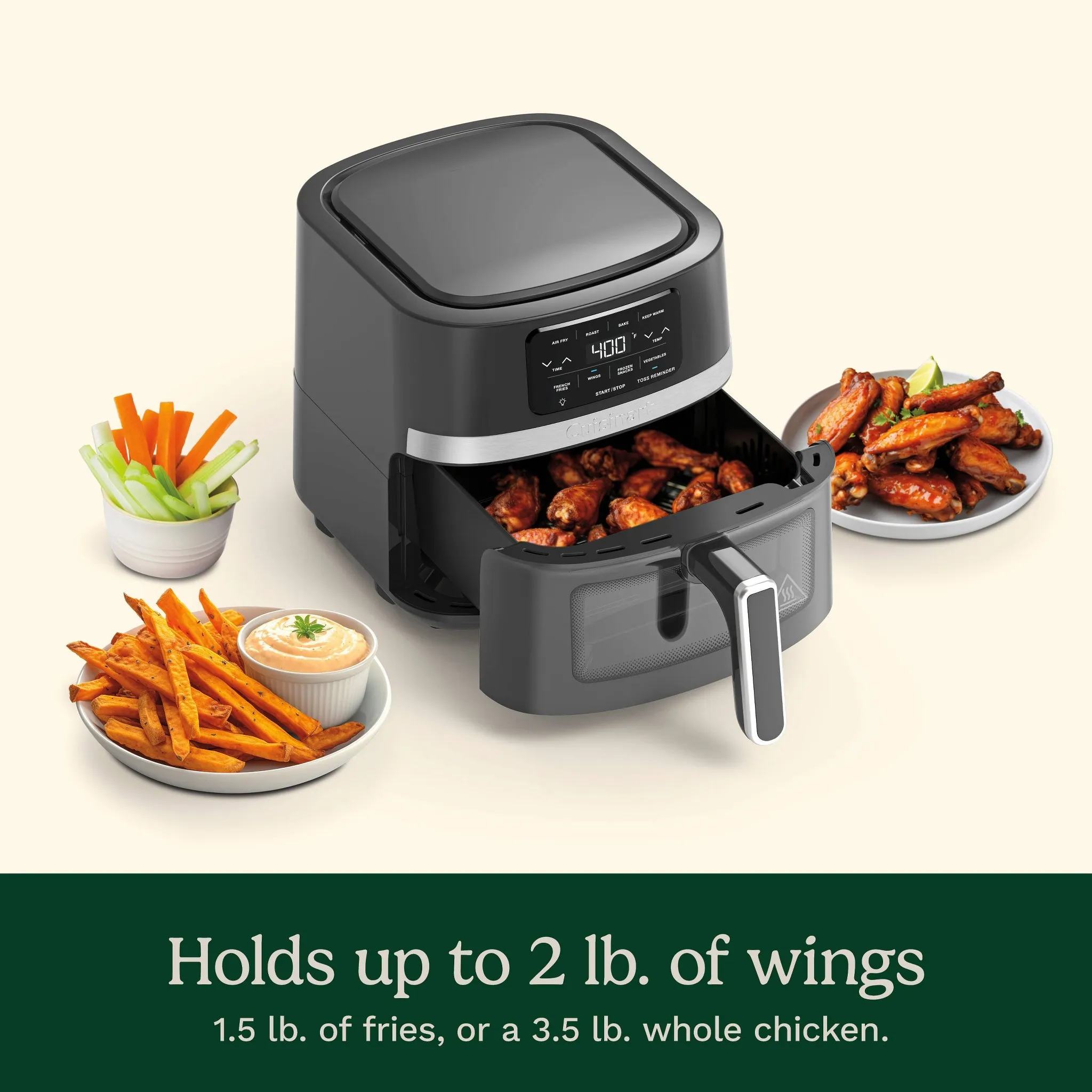4.5qt Basket Air Fryer - Image 2