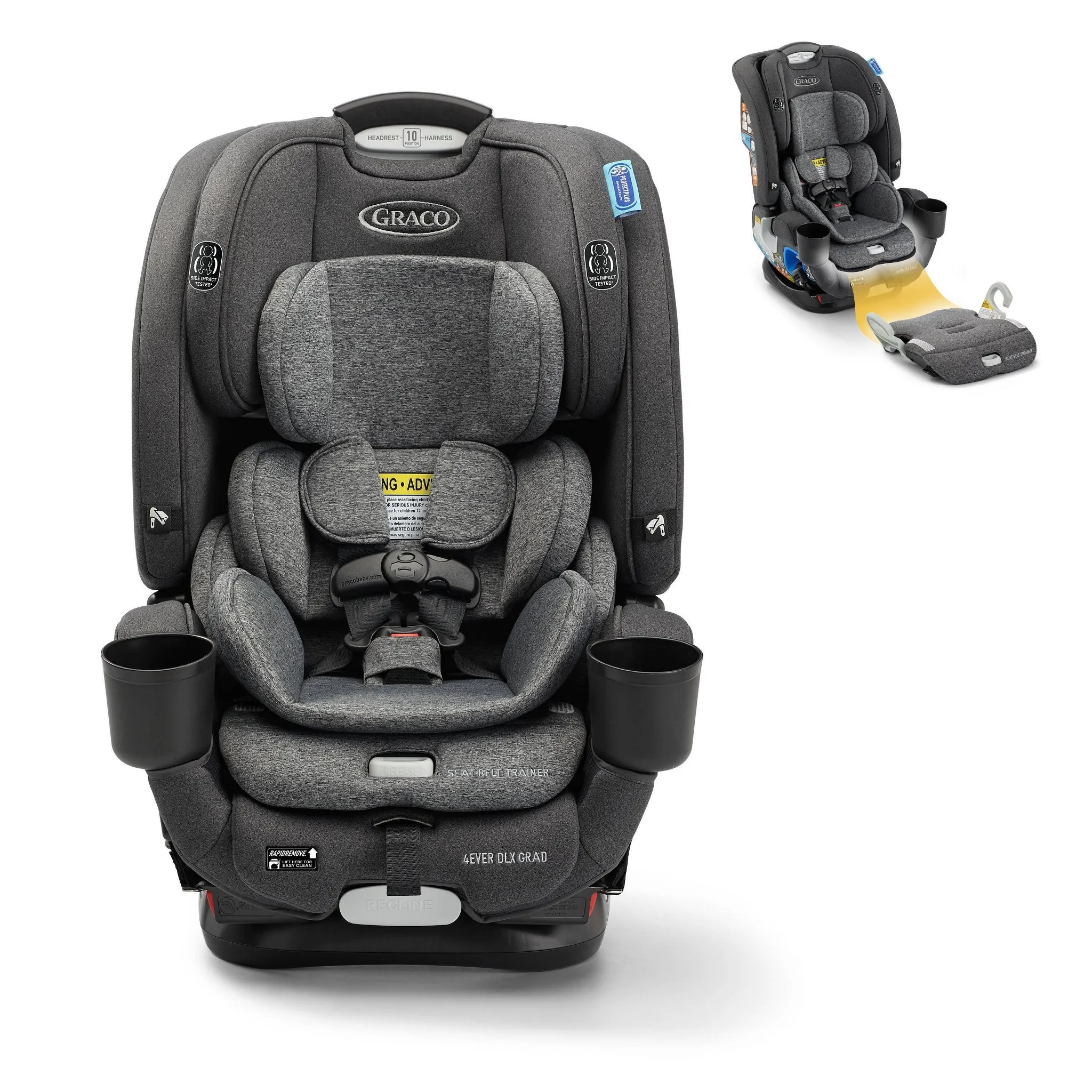 4Ever DLX Grad 5-in-1 Slim Car Seat - Harrison - Image 4