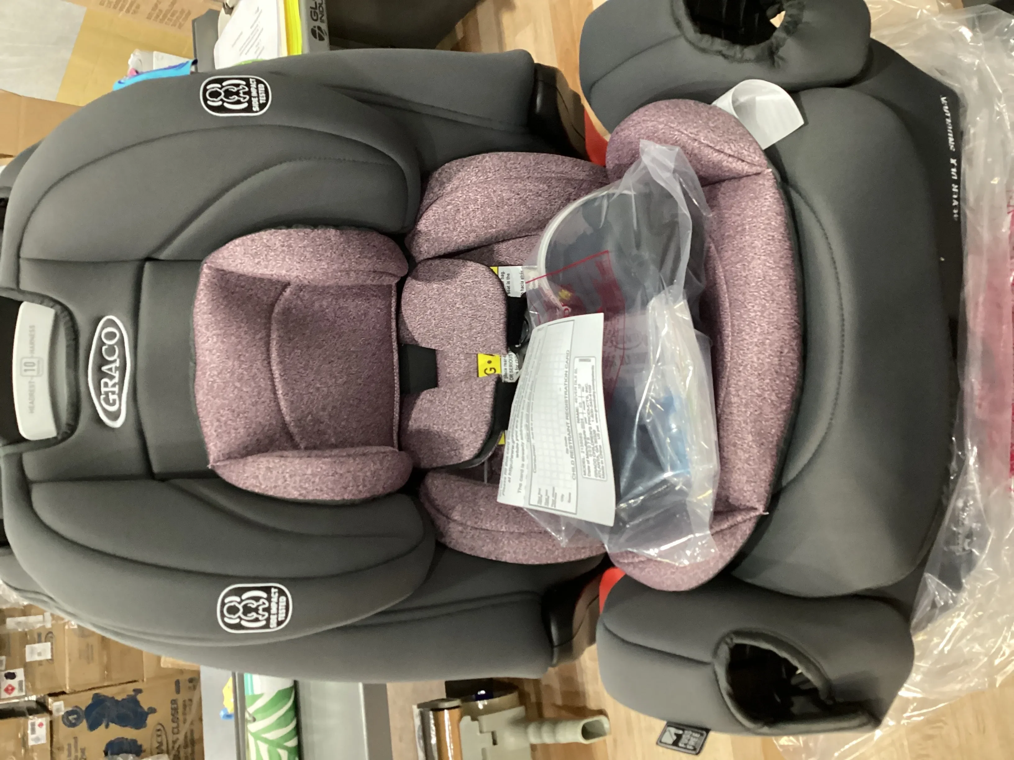 4Ever Dlx Snuglock 4-in-1 Car Seat - Leila Pink (See Description) - Image 4