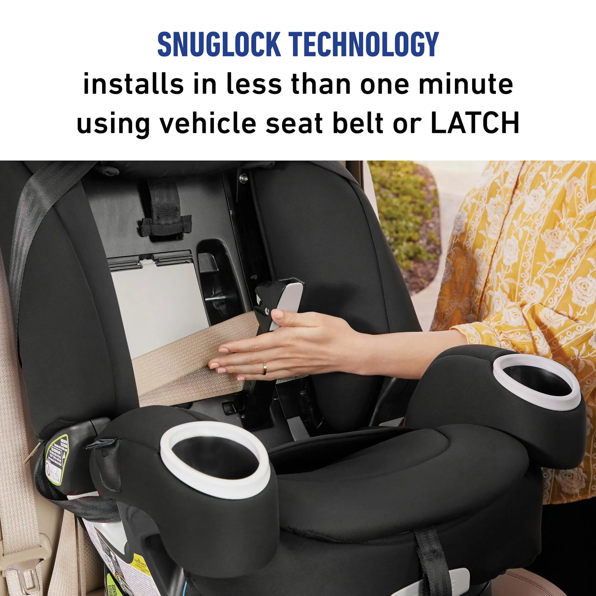 4Ever DLX SnugLock 4-in-1 Convertible Car Seat - Tomlin - Image 4