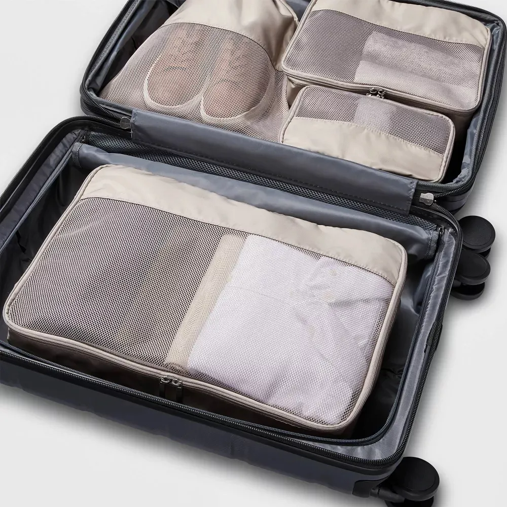 4pc Packing Cube Set- Taupe - Image 3