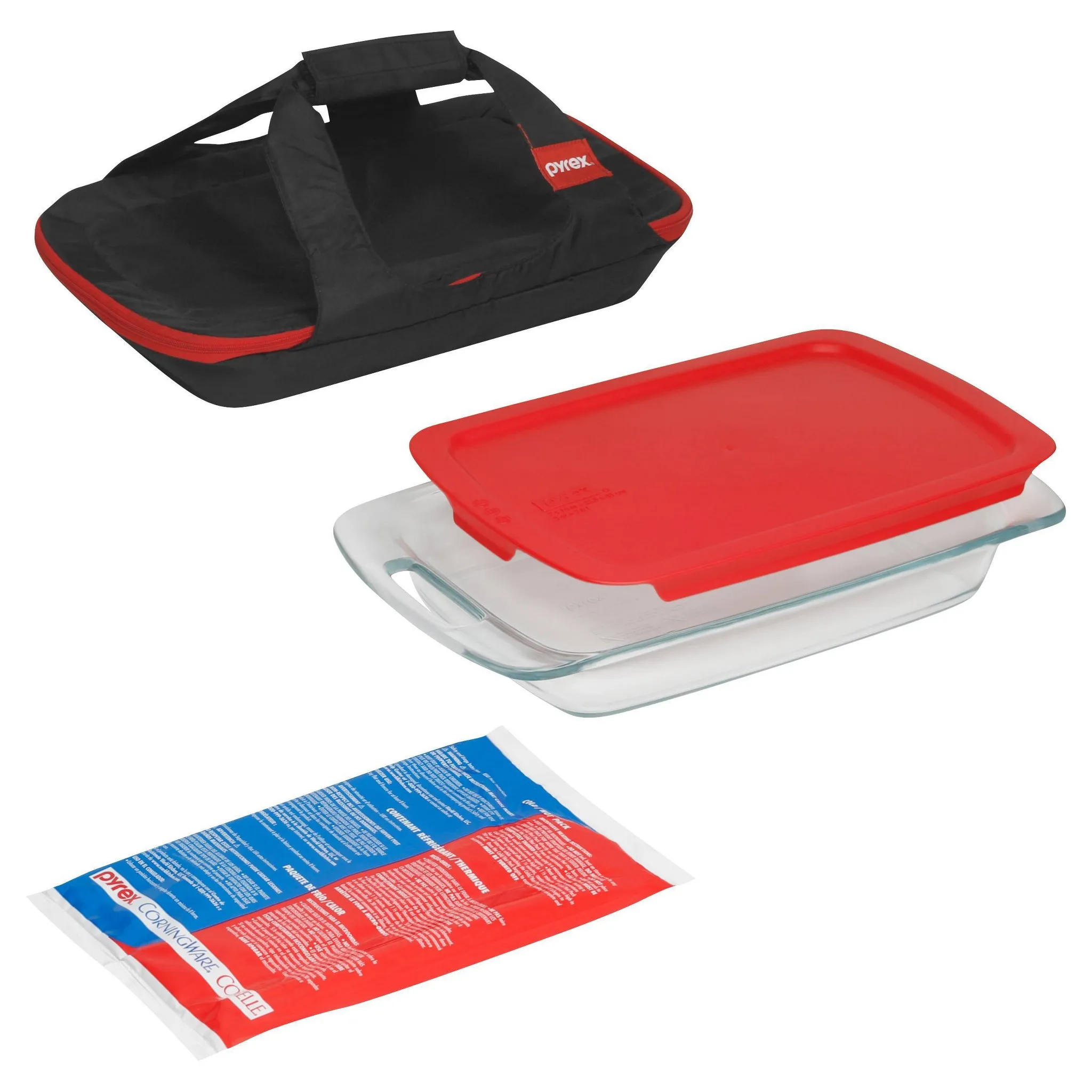 4pc Portables Easy Grab Baking Dish Set - Image 4