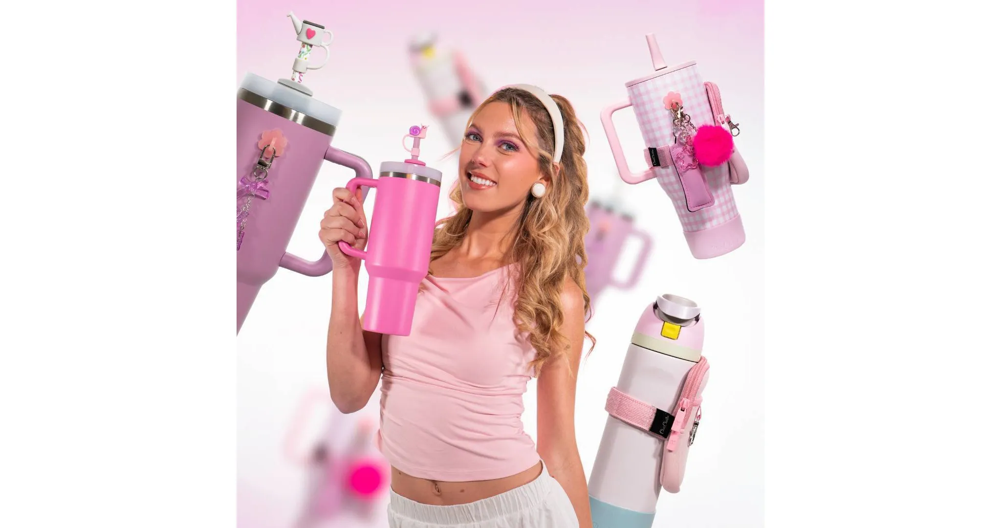 4pk Animal Straw Toppers - Image 2