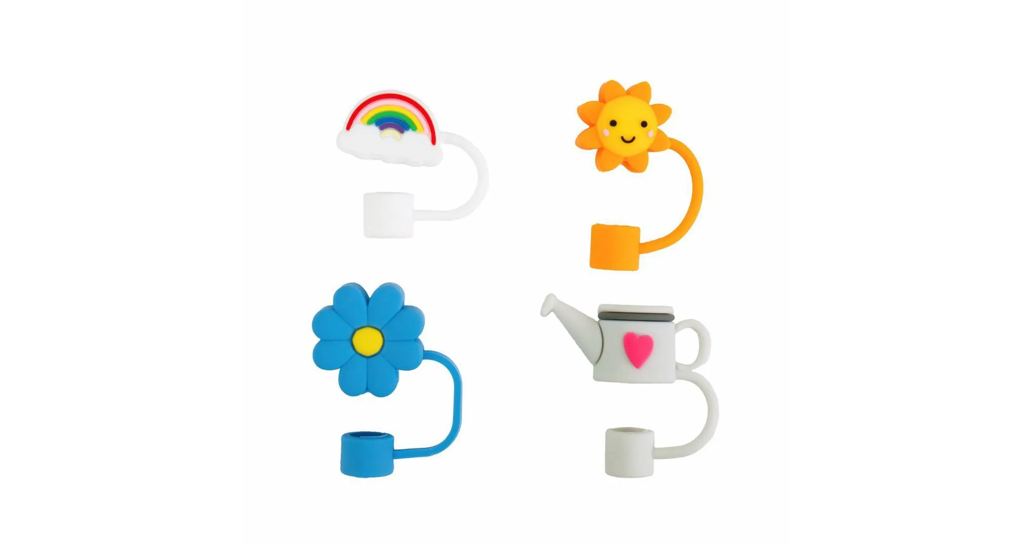 4pk Nature Straw Toppers