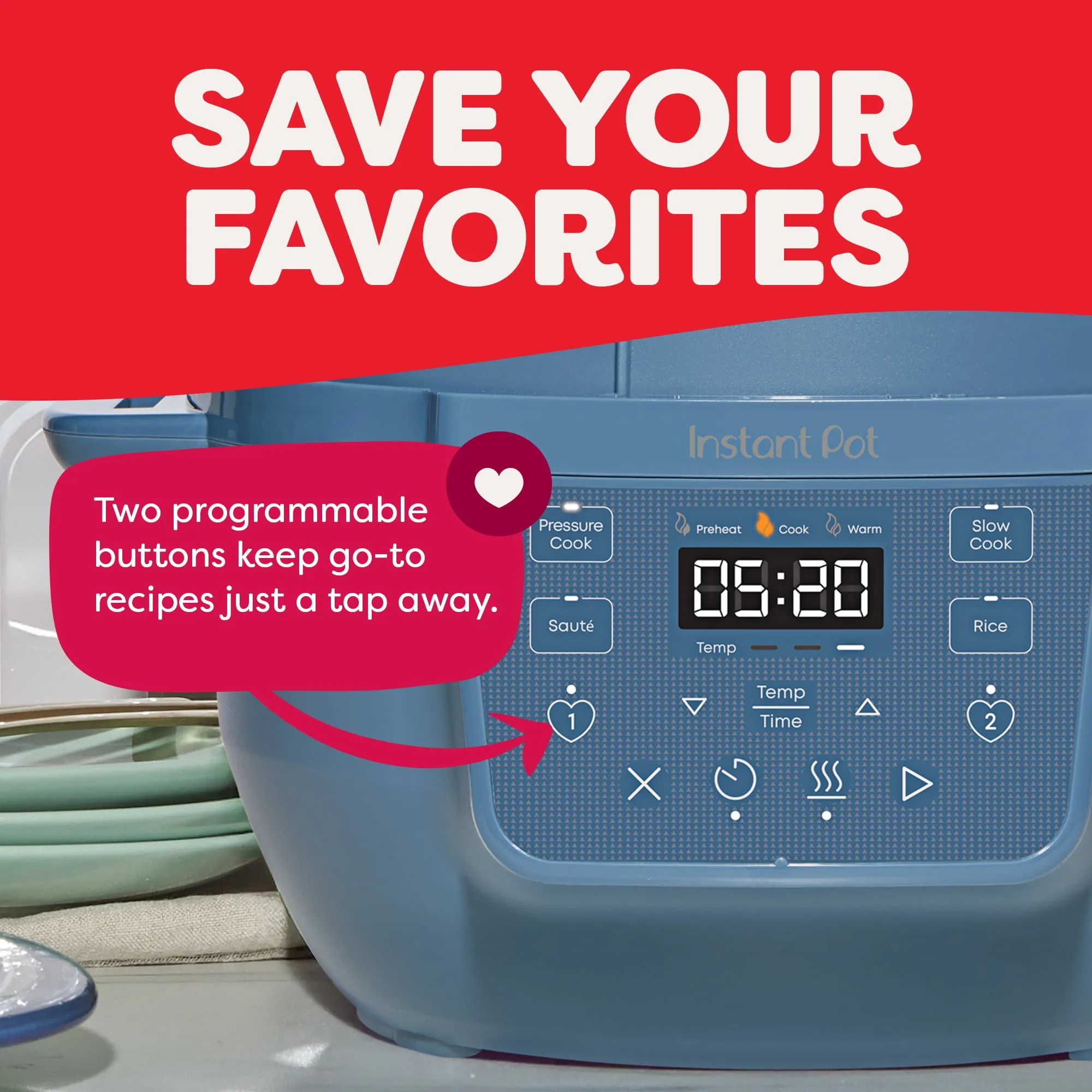 4QT Mini Chef Series Multi-Cooker - Daydream Blue - Image 5