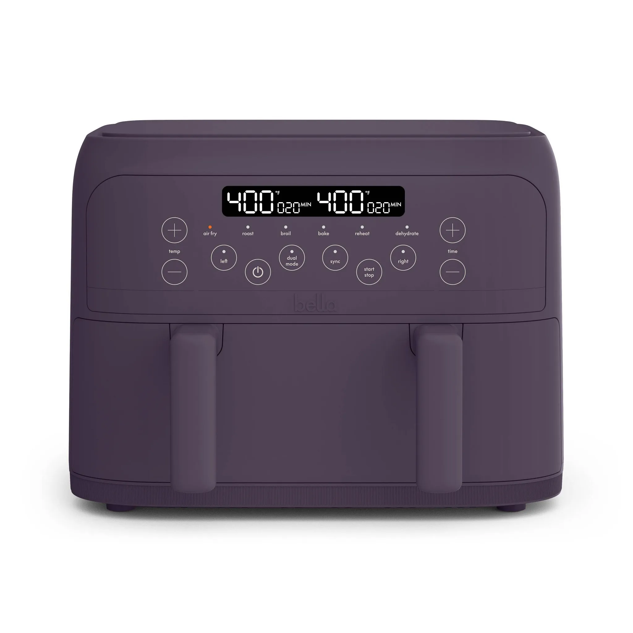 4Qt TriZone Air Fryer - Plum
