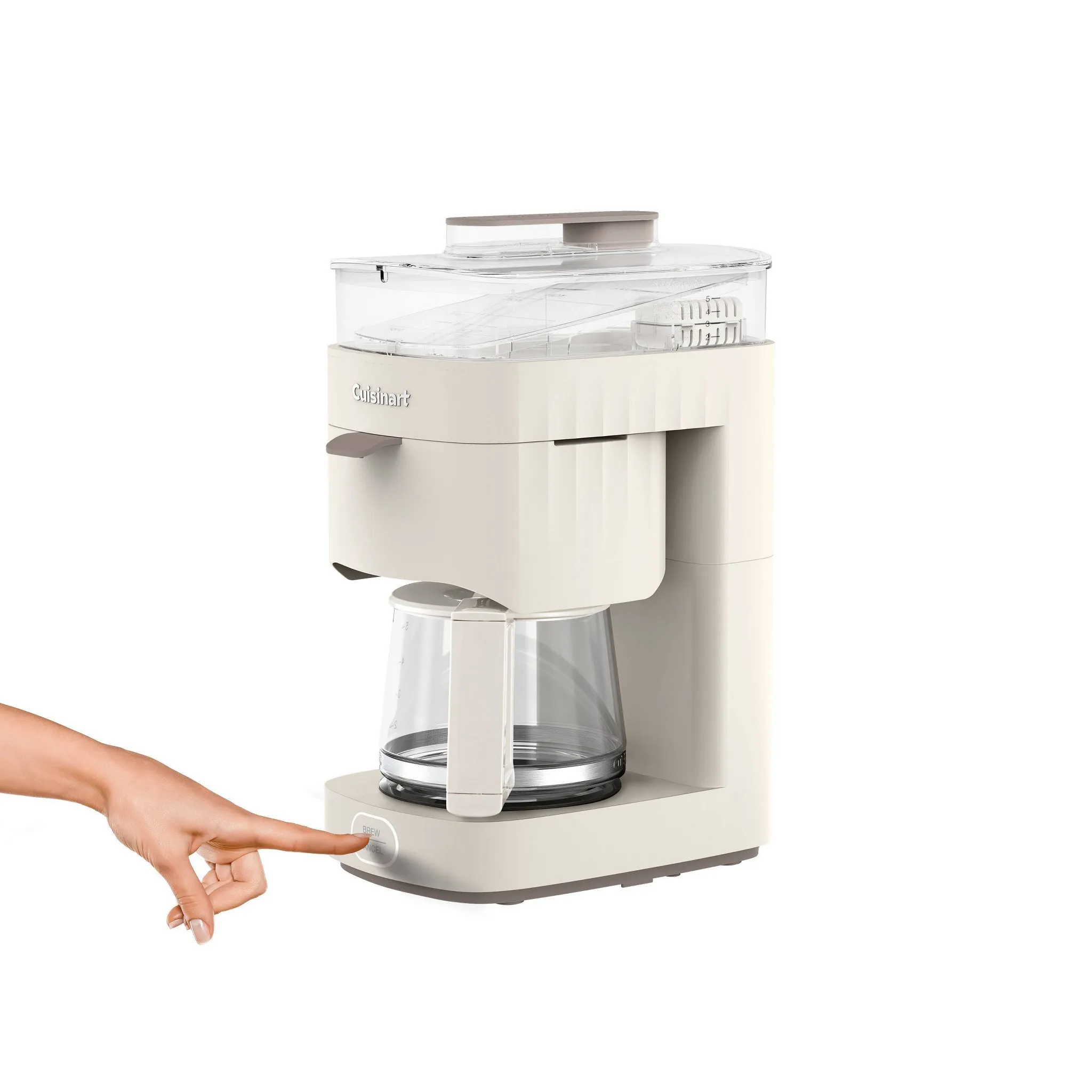 5-Cup Drip Coffee Maker - Off-White - Image 3