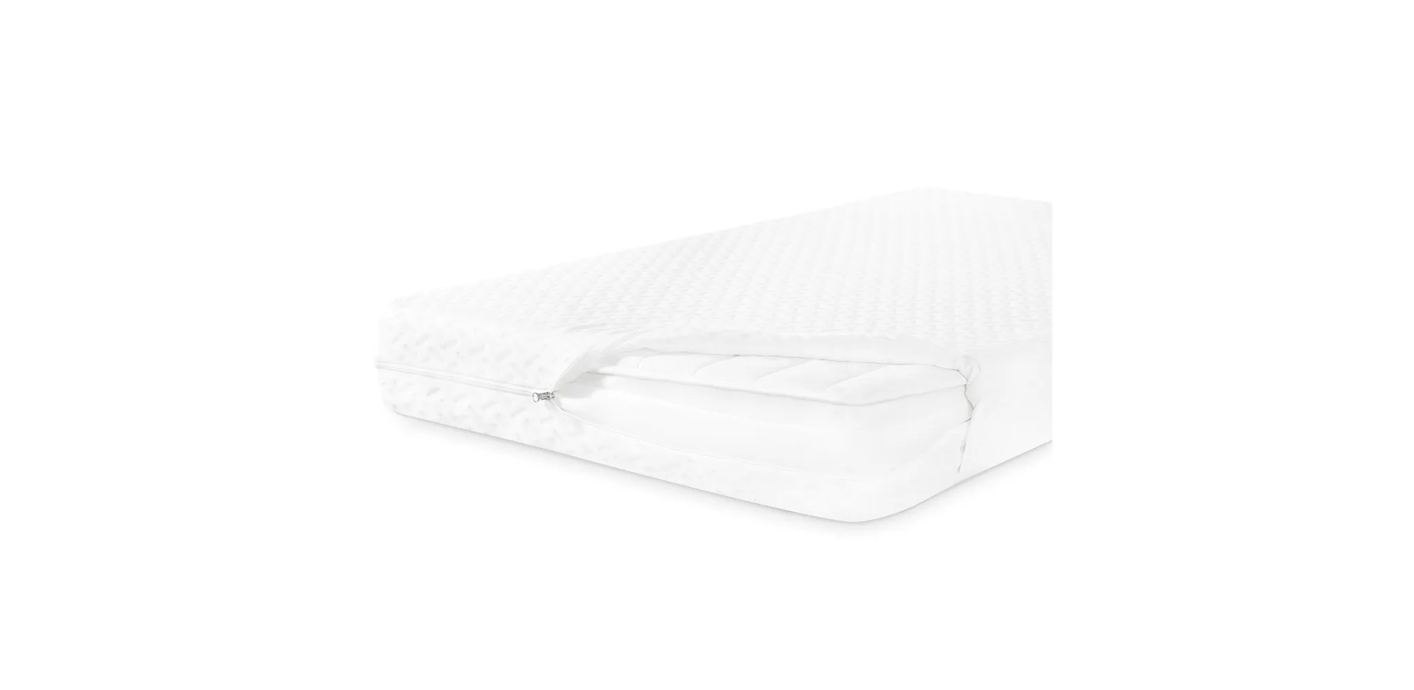 5” Foam Crib & Toddler Bed Mattress - White
