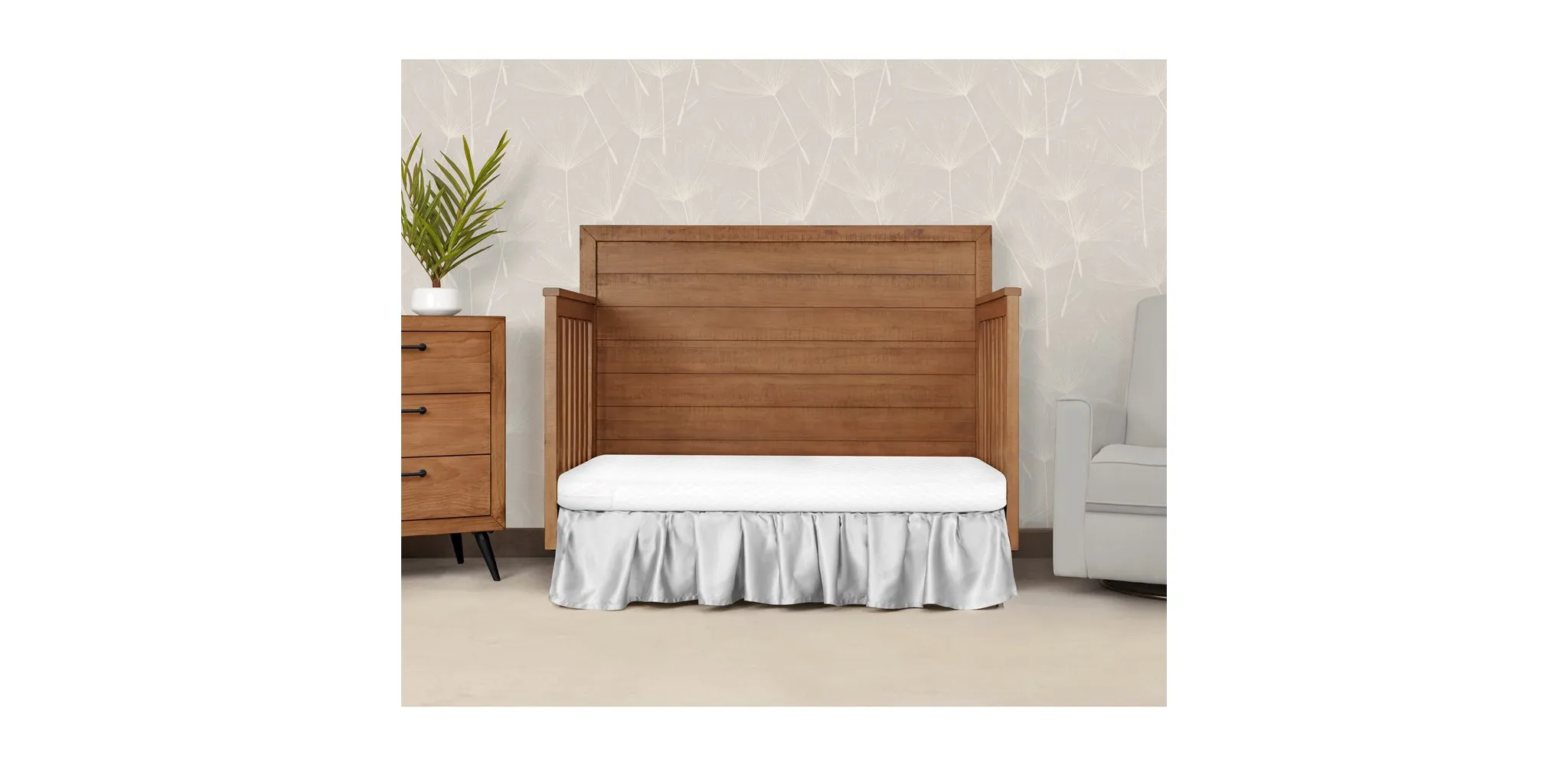 5” Foam Crib & Toddler Bed Mattress - White - Image 3