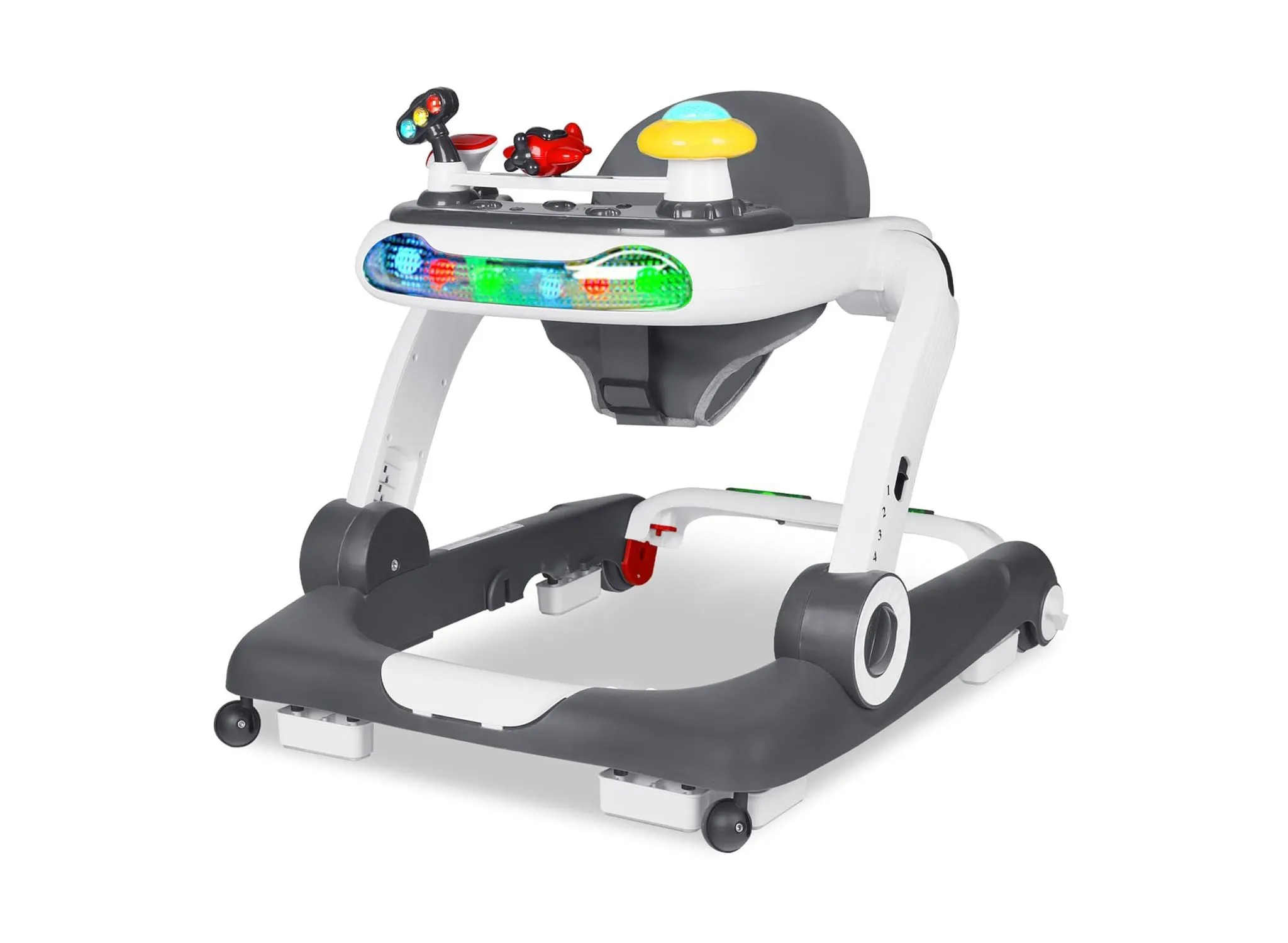5-in-1 Baby Walker - Gray