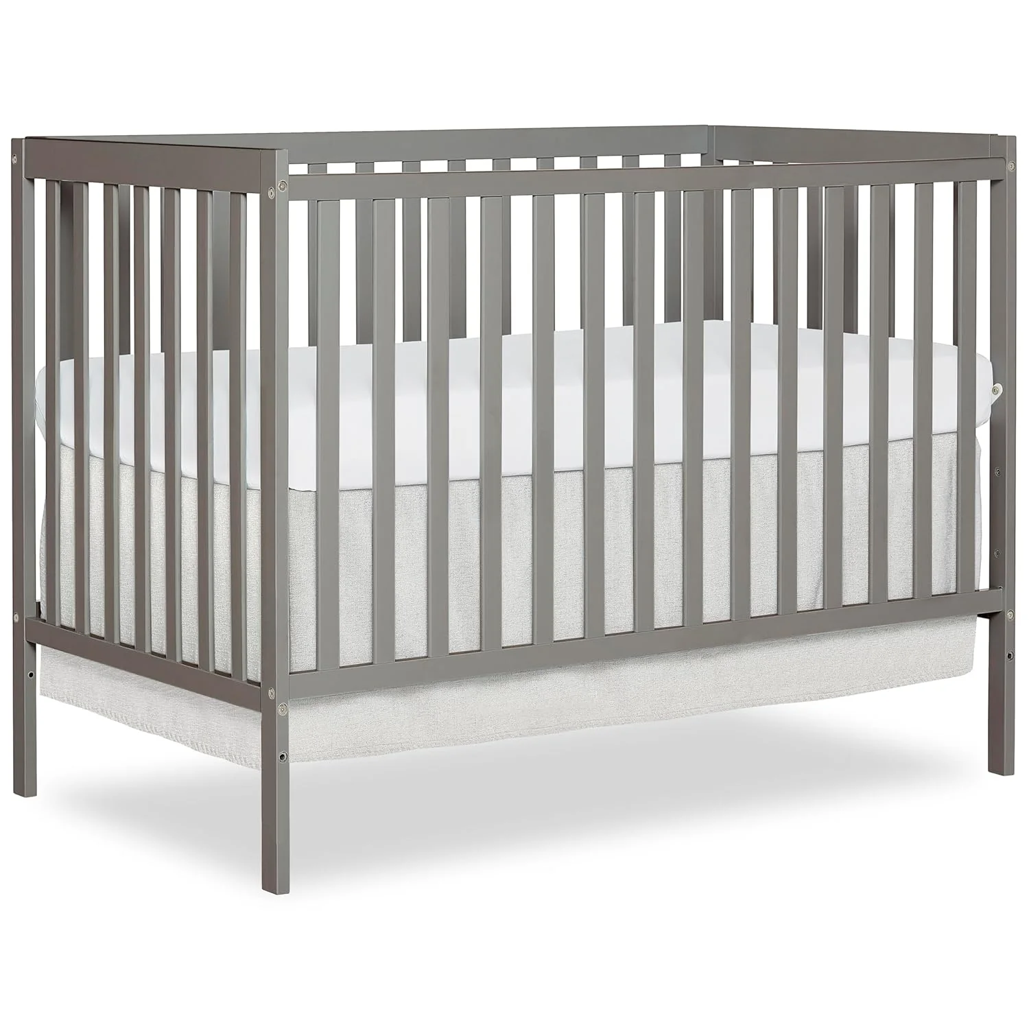 5-In-1 Convertible Crib - Cool Grey