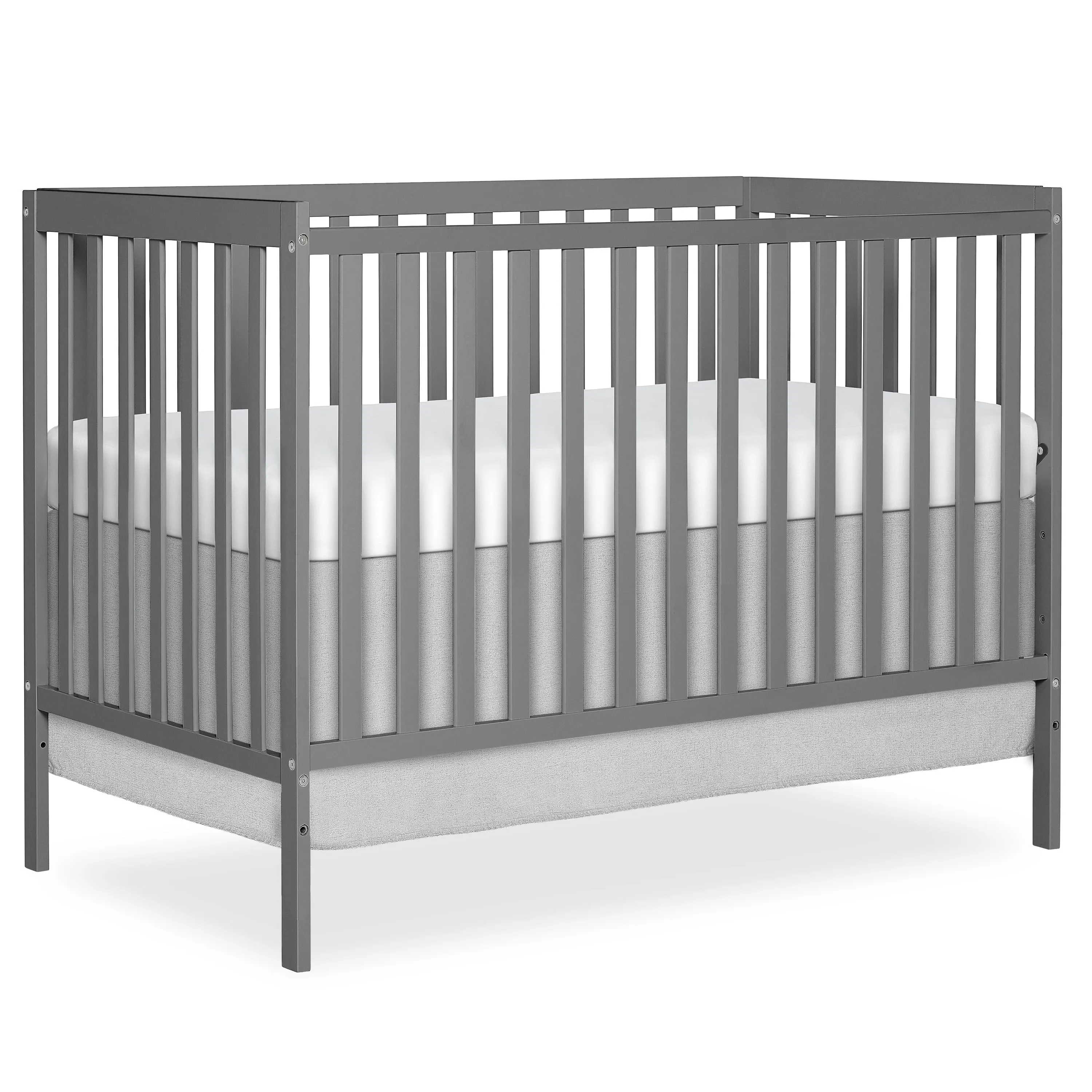 5-in-1 Convertible Crib - Grey