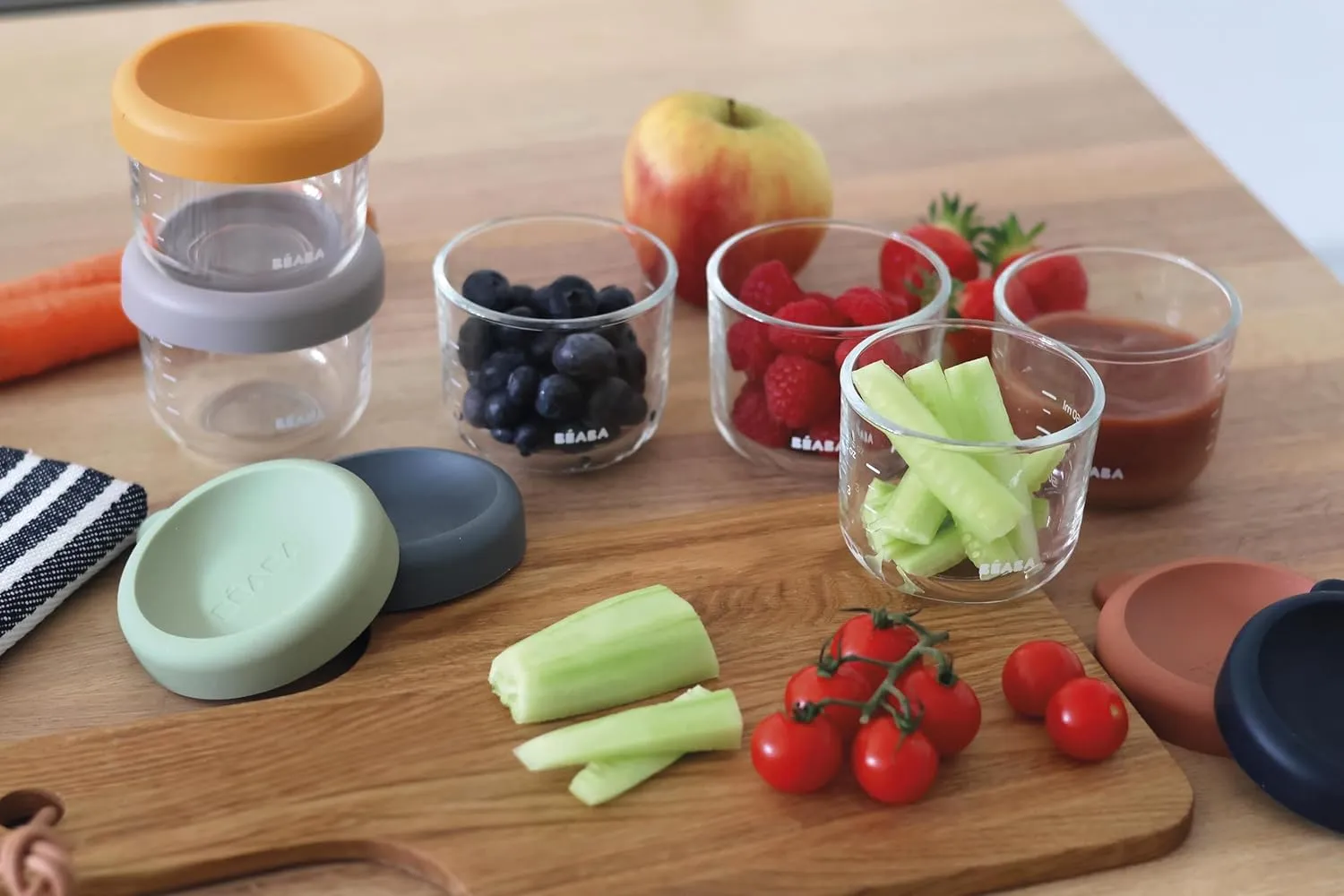 5 Oz Glass Baby Food Jars - Pack of 6 - Image 3
