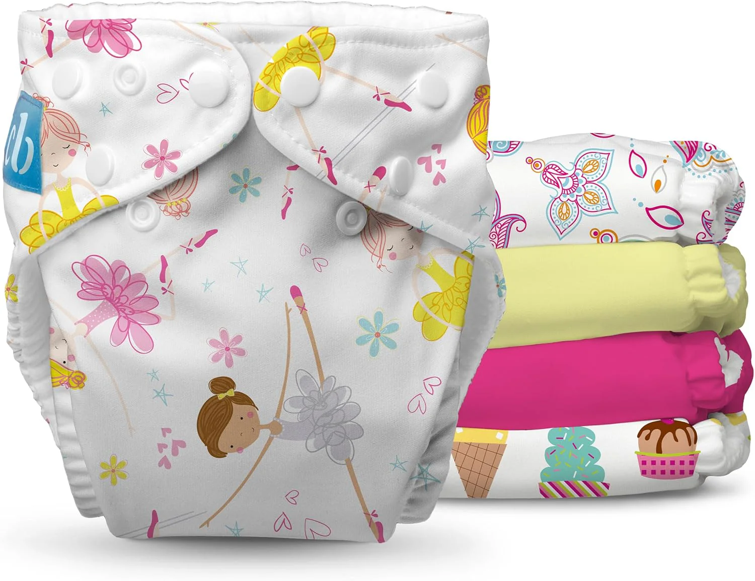 5 Pack - Reusable Cloth Diapers One Size - Image 6