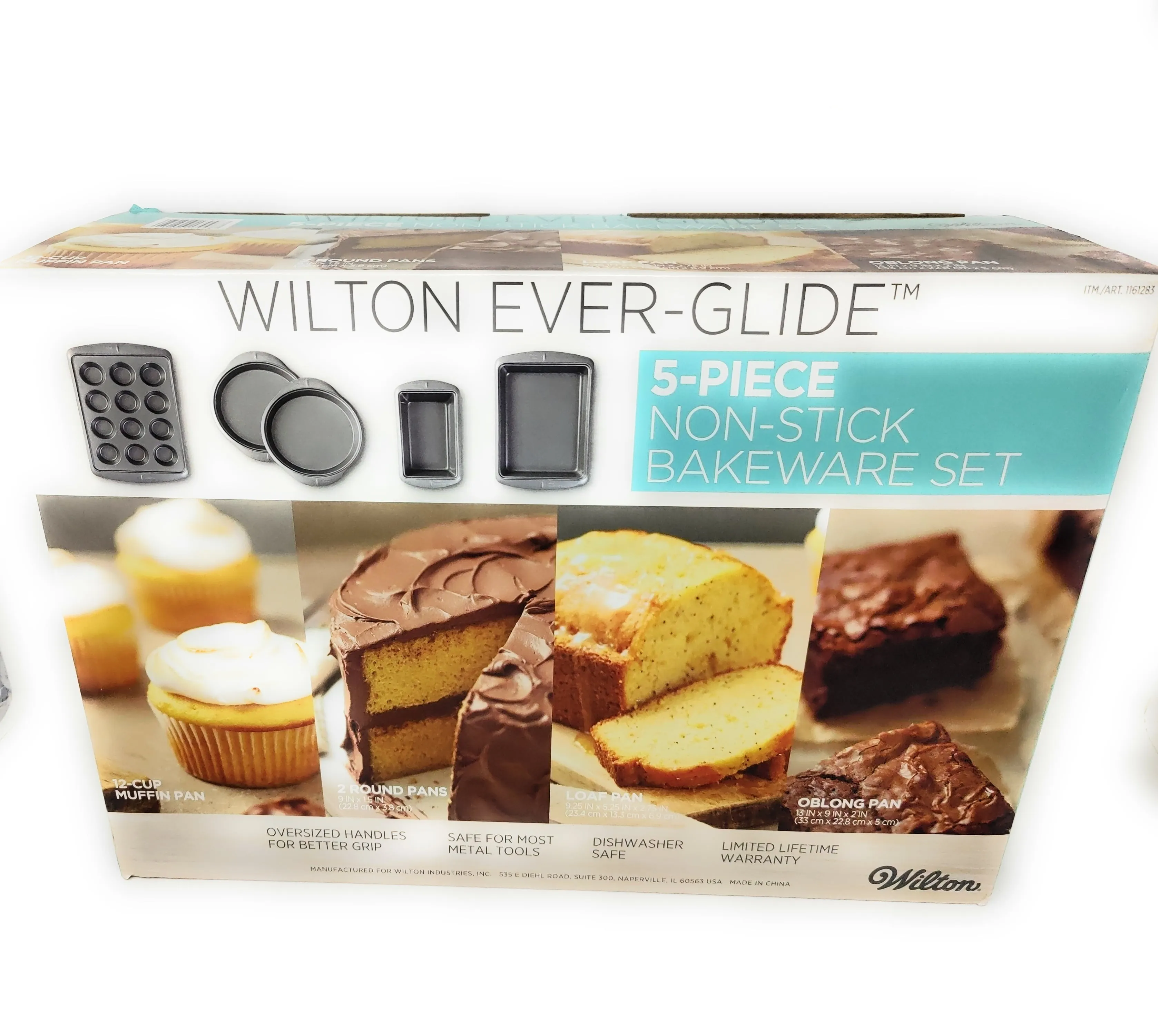 5-Piece Non-Stick Bakeware Set - Silver - Image 3