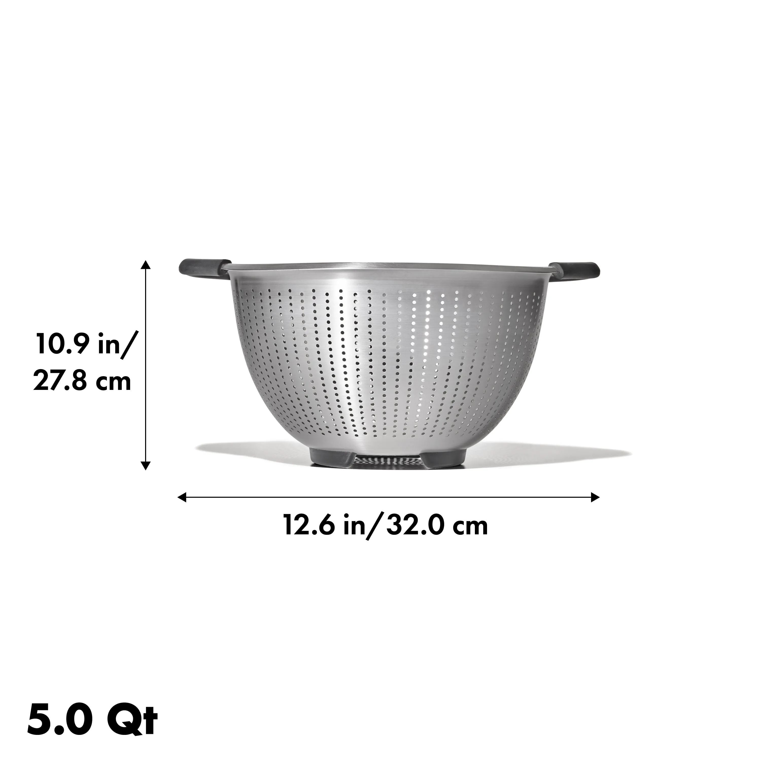 5 Quart Stainless Steel Colander - Stainless Steel - Image 5