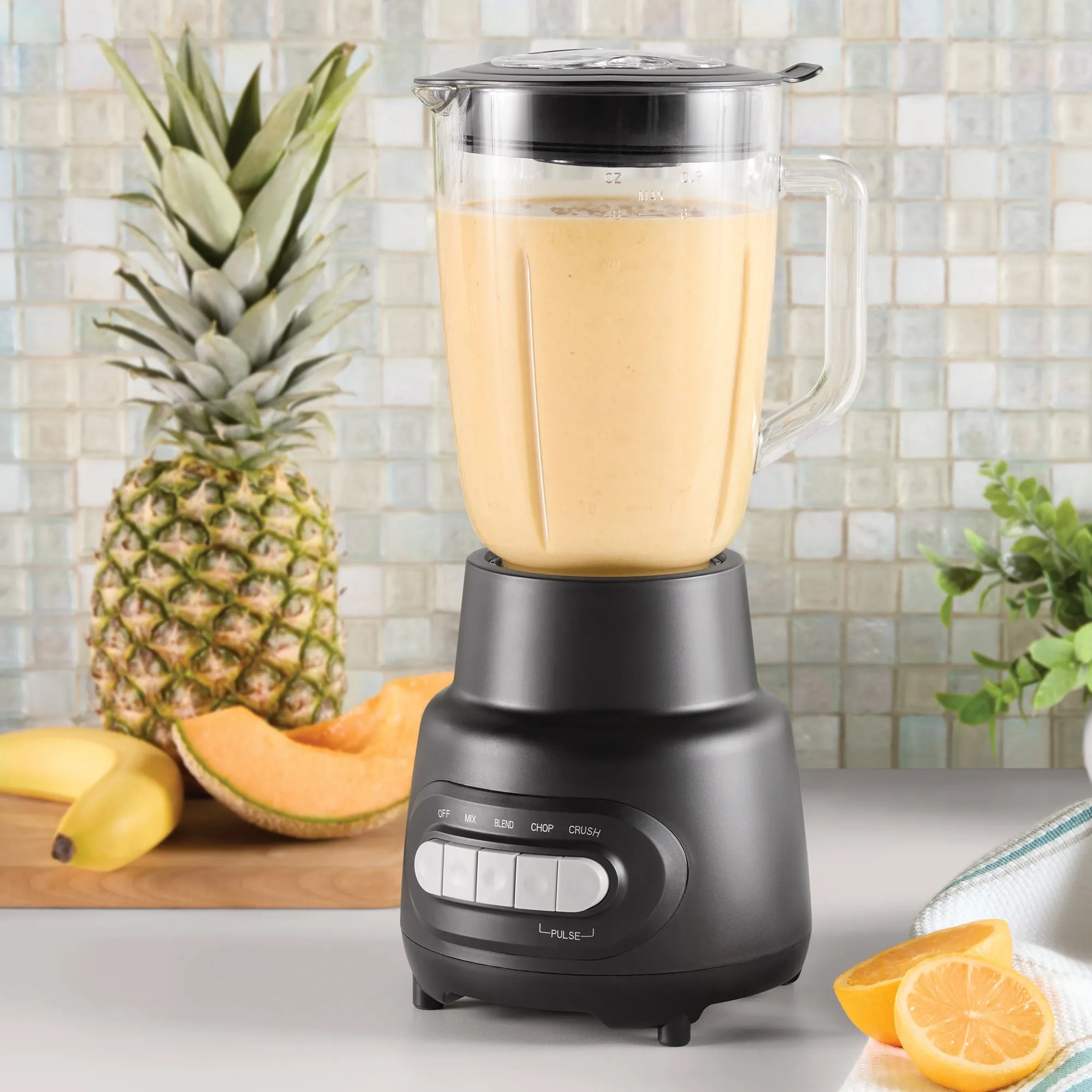 5-Speed Glass Blender - Black - Image 2