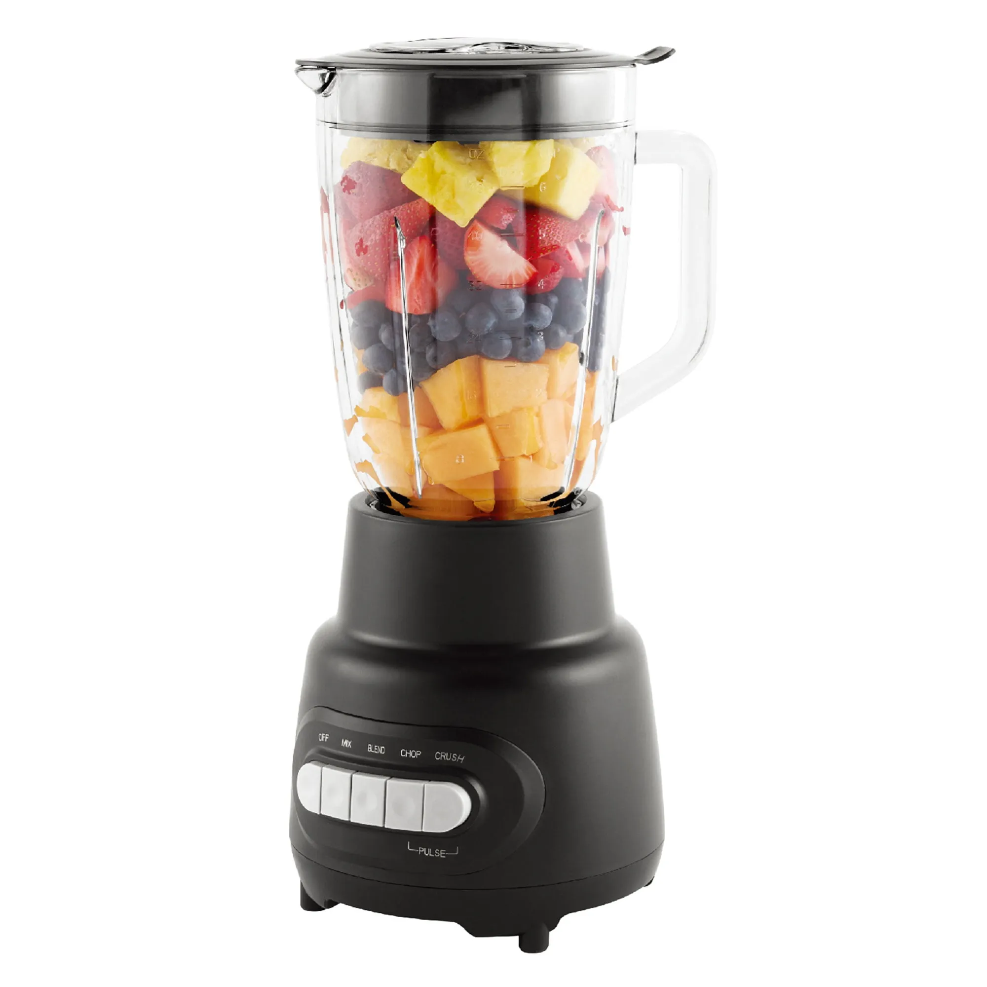 5-Speed Glass Blender - Black - Image 5