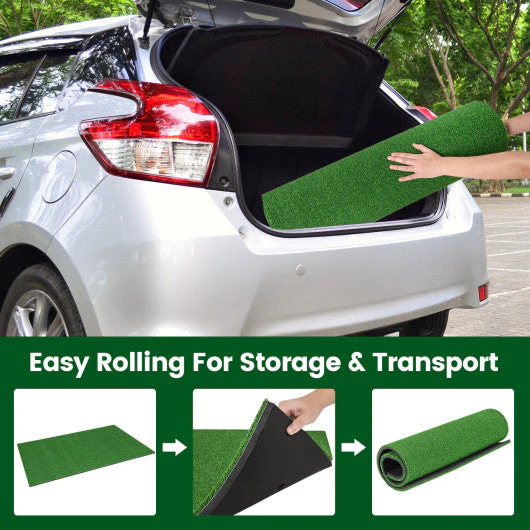 5 X 3 Ft Artificial Turf Grass Practice Mat for Indoors and Outdoors-27mm - Image 8