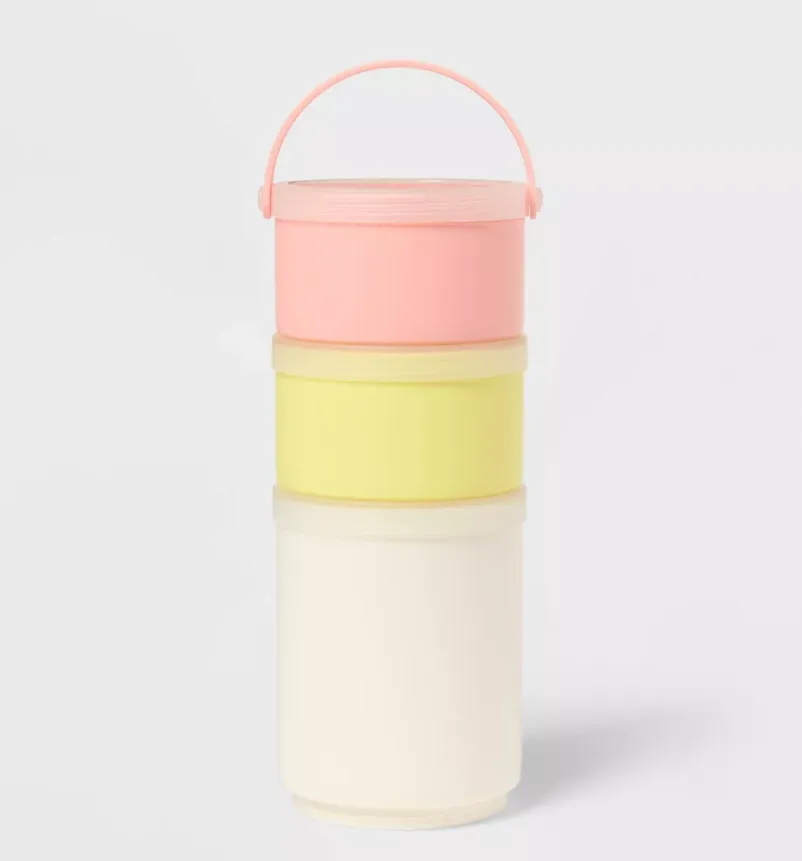 52oz Round Stackable Container - Pink
