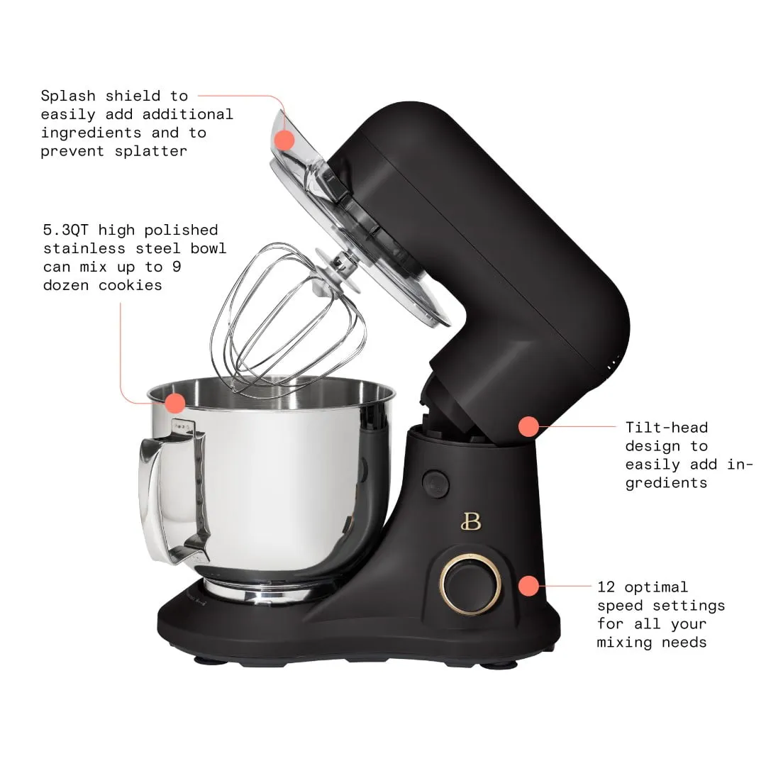 5.3 Qt Stand Mixer - Black Sesame - Image 5