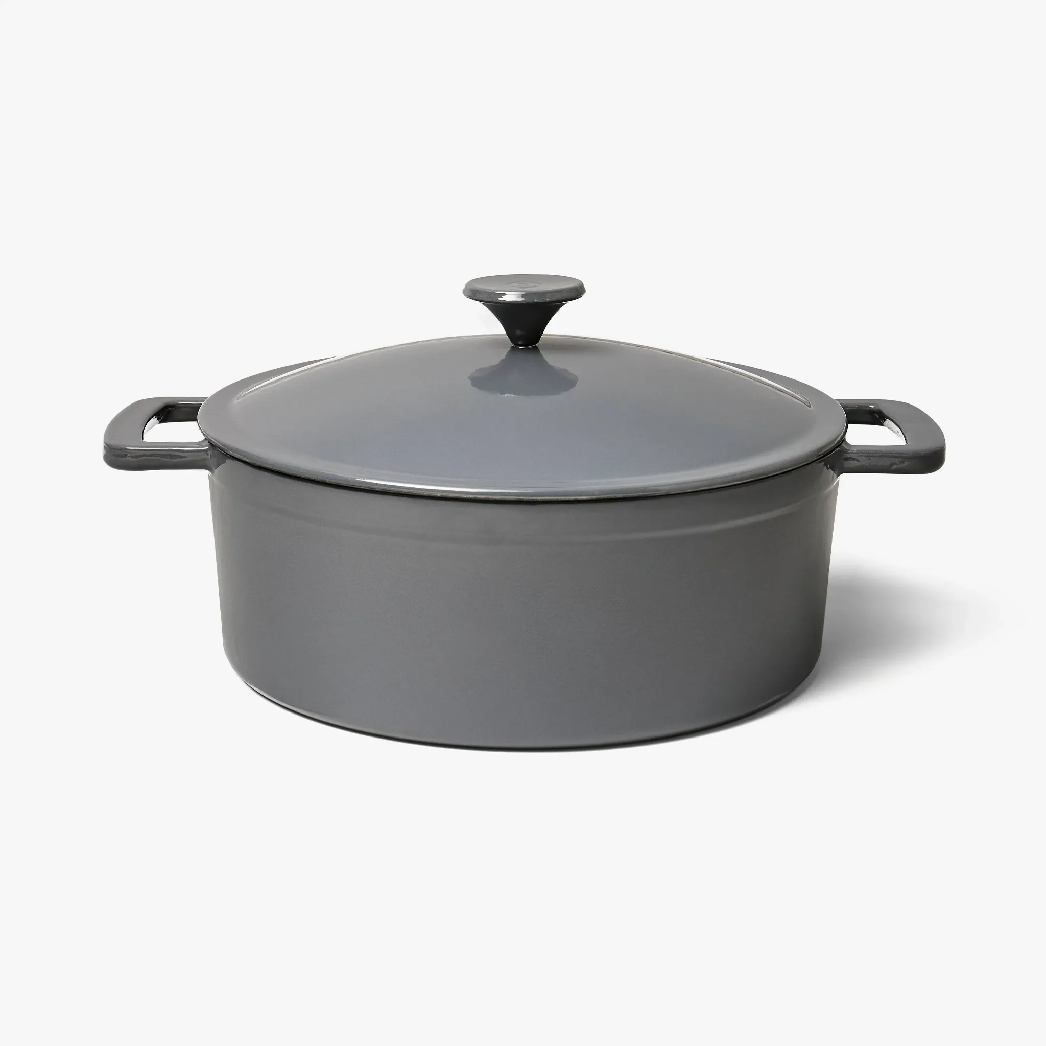 5.5qt Enamel Dutch Oven - Grey