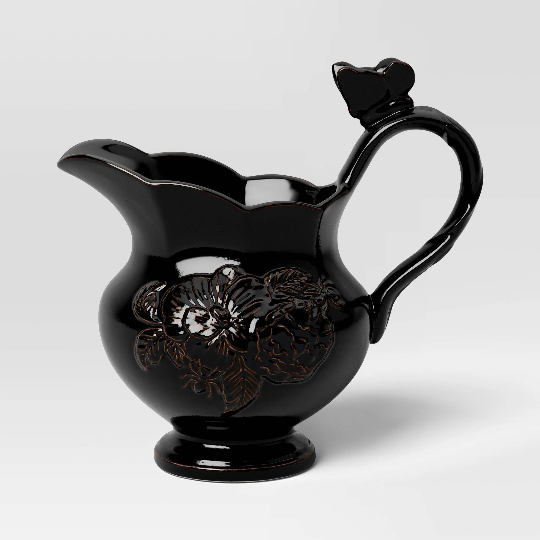 57 fl oz Stoneware Beverage Pitcher - Threshold™ - Image 4