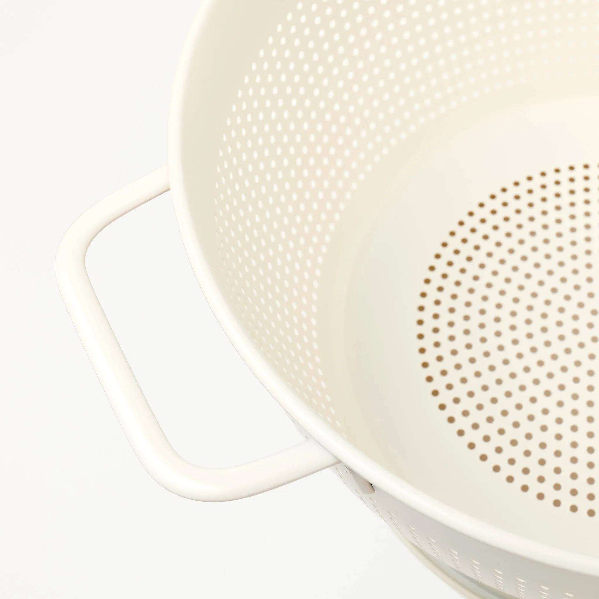 5qt Stainless Steel Colander Cream - ™