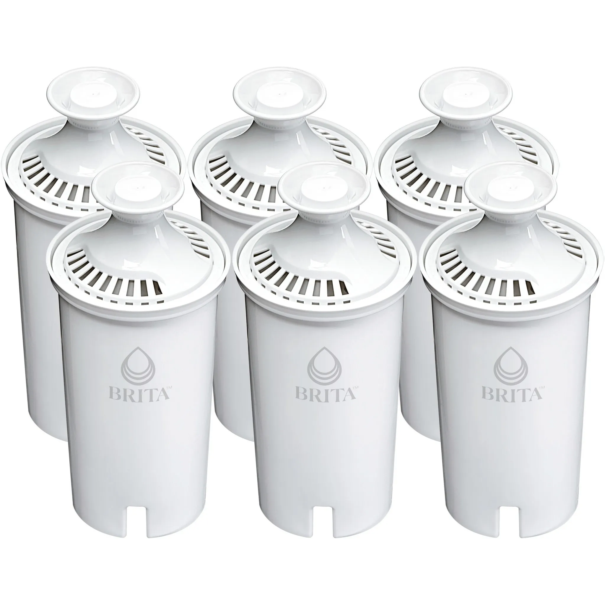 6 Count - Replacement Water Filters for Brita Water Pitchers and Dispensers - Image 2