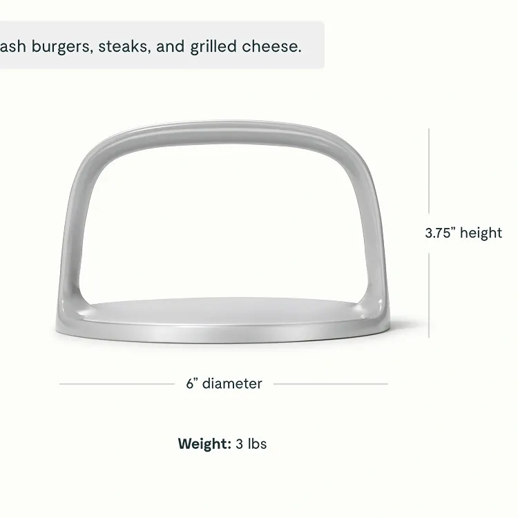 6" Grill Press - Gray - Image 2