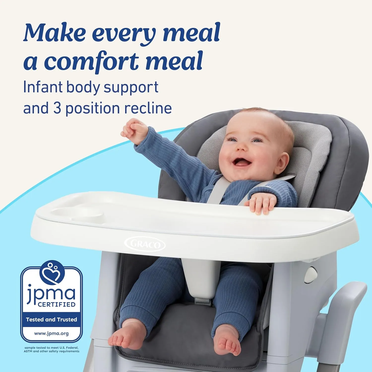 DuoDiner DLX Standard High Chair - Lilac Mod - Image 5