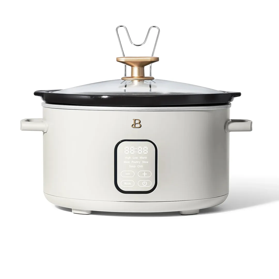 6 Qt Programmable Slow Cooker, White Icing by Drew Barrymore