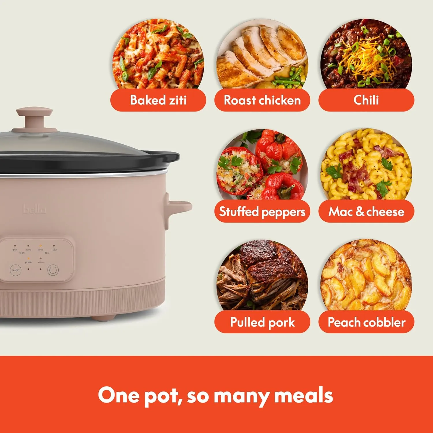 6-Quart Programmable Slow Cooker - Blossom - Image 5