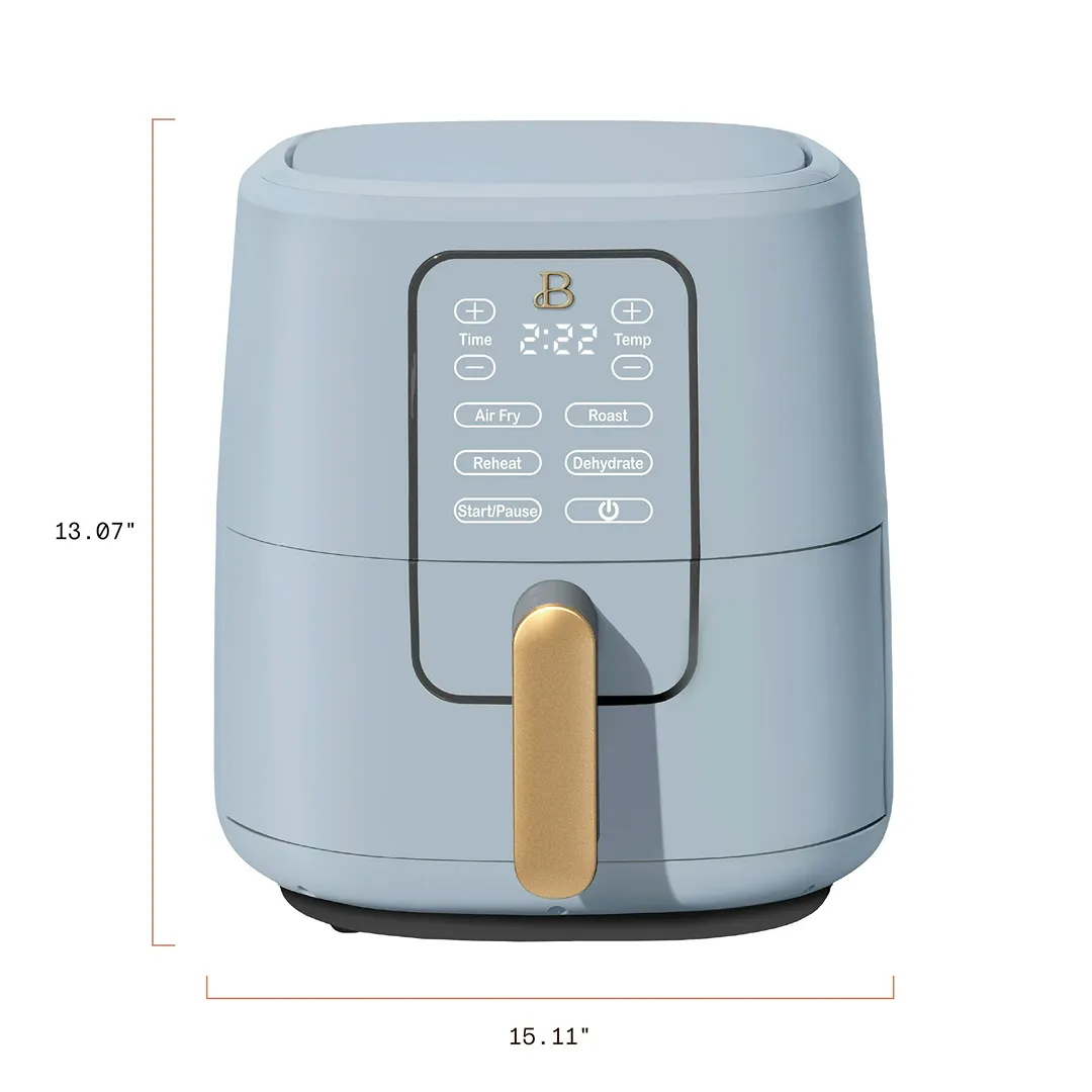 6 Quart Touchscreen Air Fryer by Drew Barrymore - Cornflower Blue - Image 4