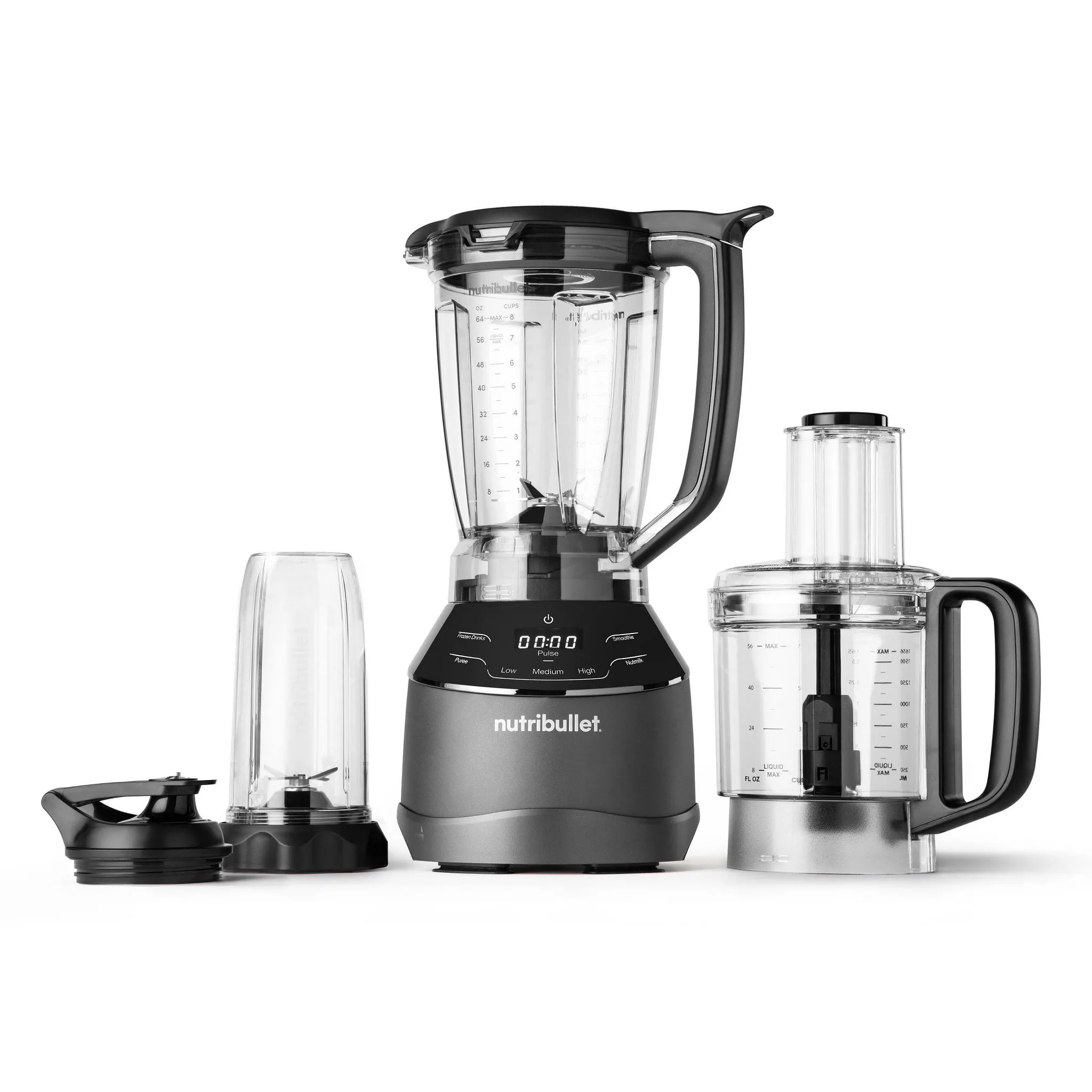 64oz Triple Prep System Blender and Food Processor - Gray - Image 2