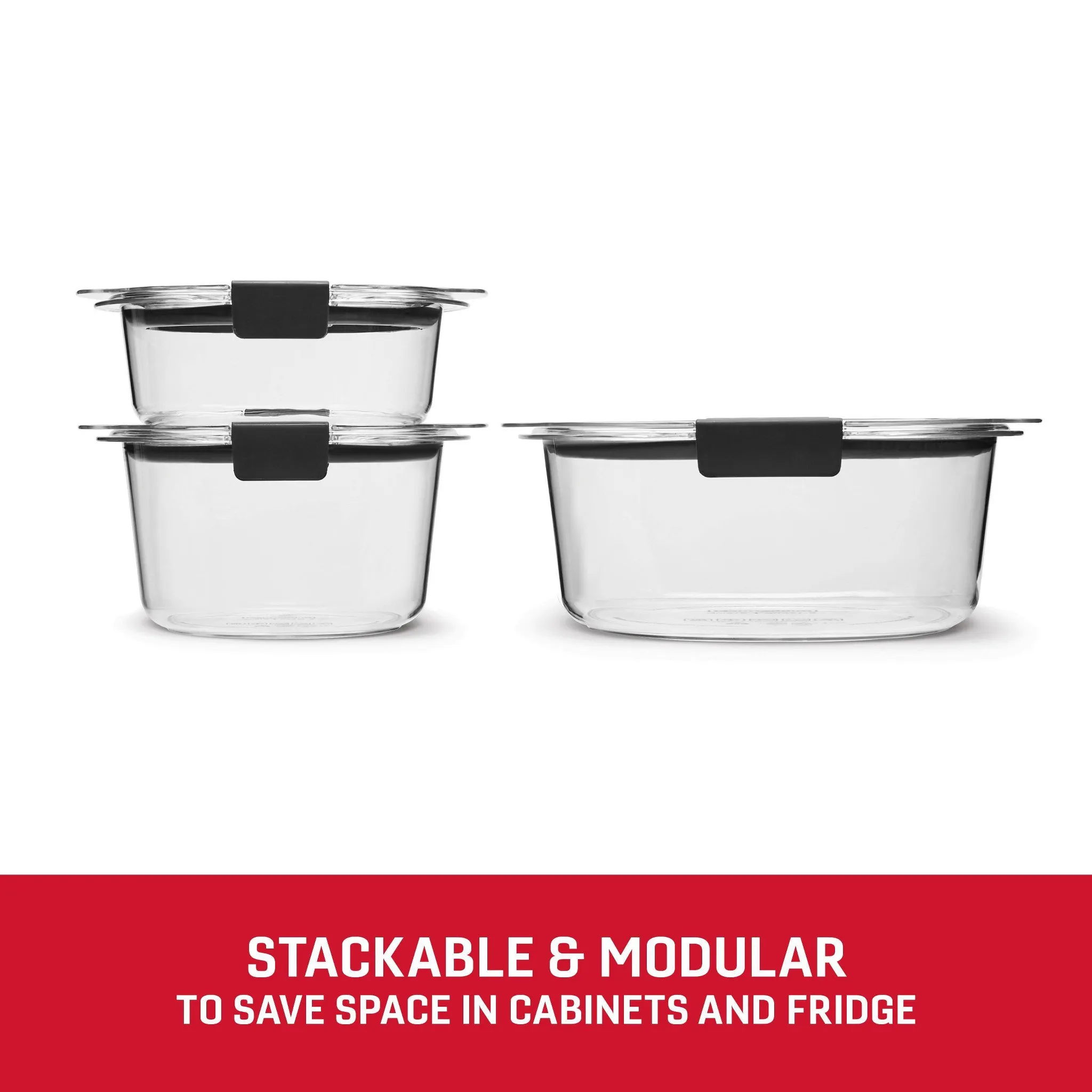 6pc Brilliance Round Food Storage Container Set - Image 4