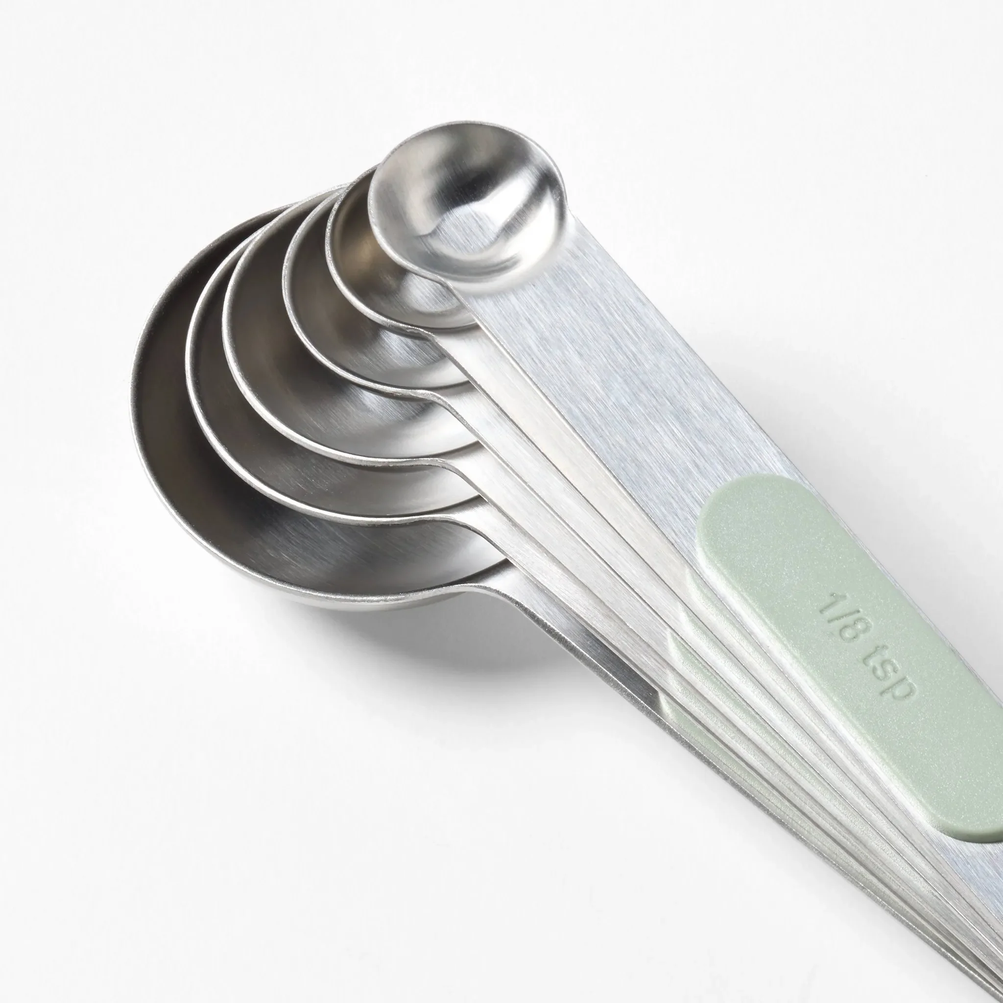 6pc Magnetic Measuring Spoon Set Stainless Steel - Figmint™ - Image 3