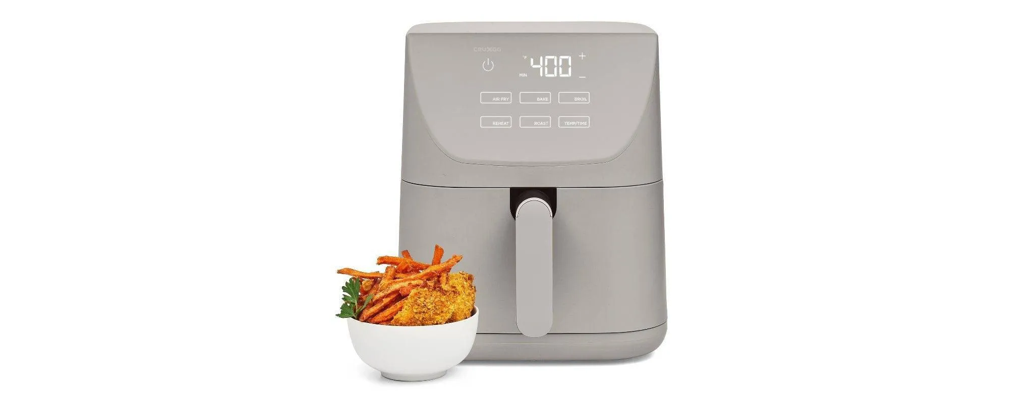 6qt Air Fryer - Gray - Image 4